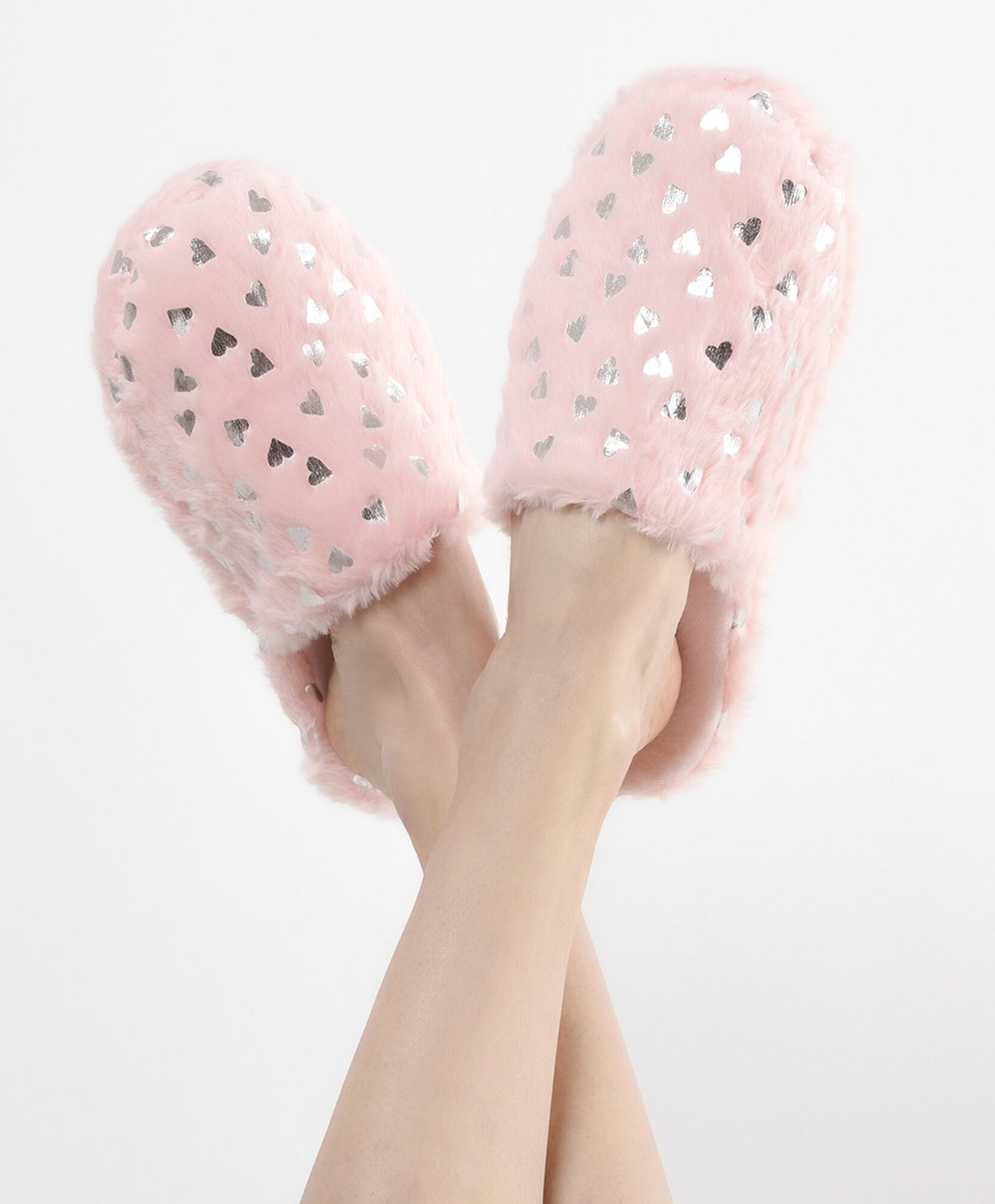 Pantufla mujer corazones brillantes Pantufla mujer corazones brillantes