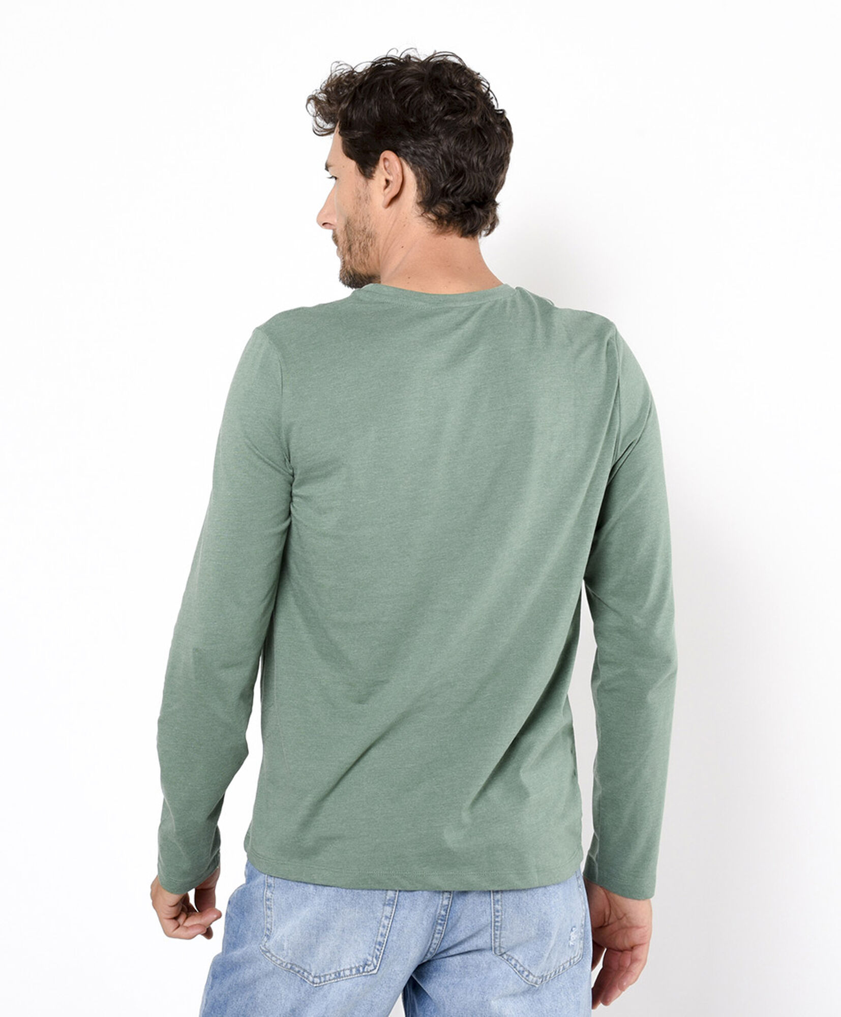 Polera hombre rock verde Polera hombre rock verde