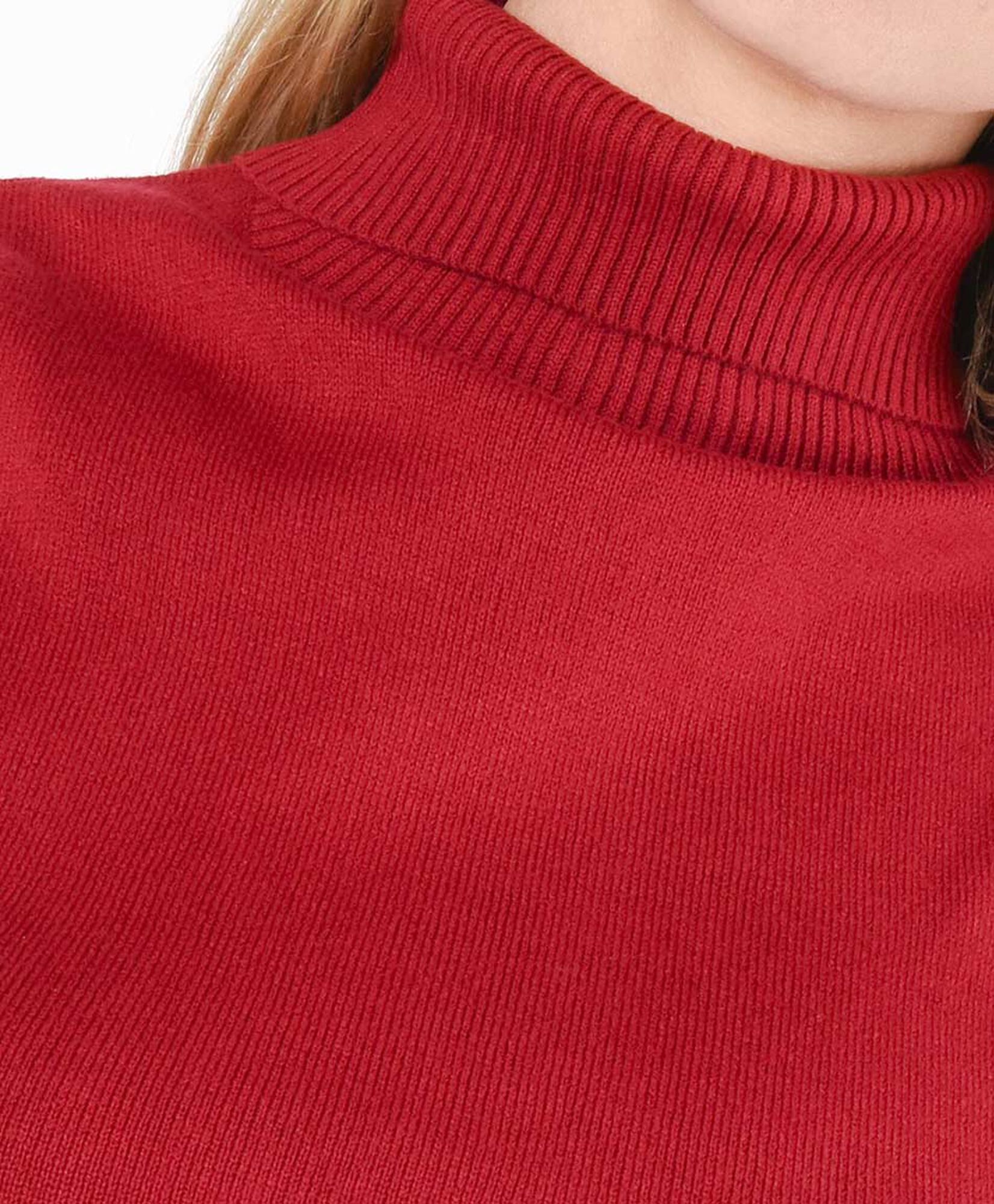 Sweater mujer cuello alto sin mangas Sweater mujer cuello alto sin mangas