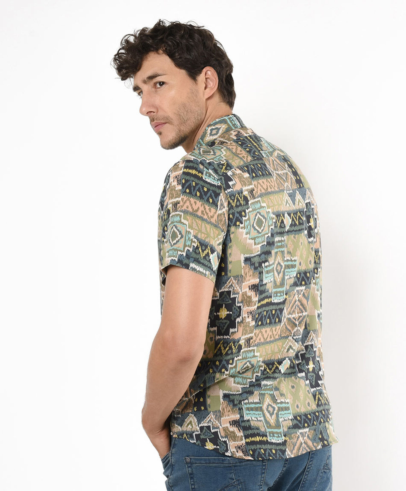 Camisa hombre estampada Camisa hombre estampada
