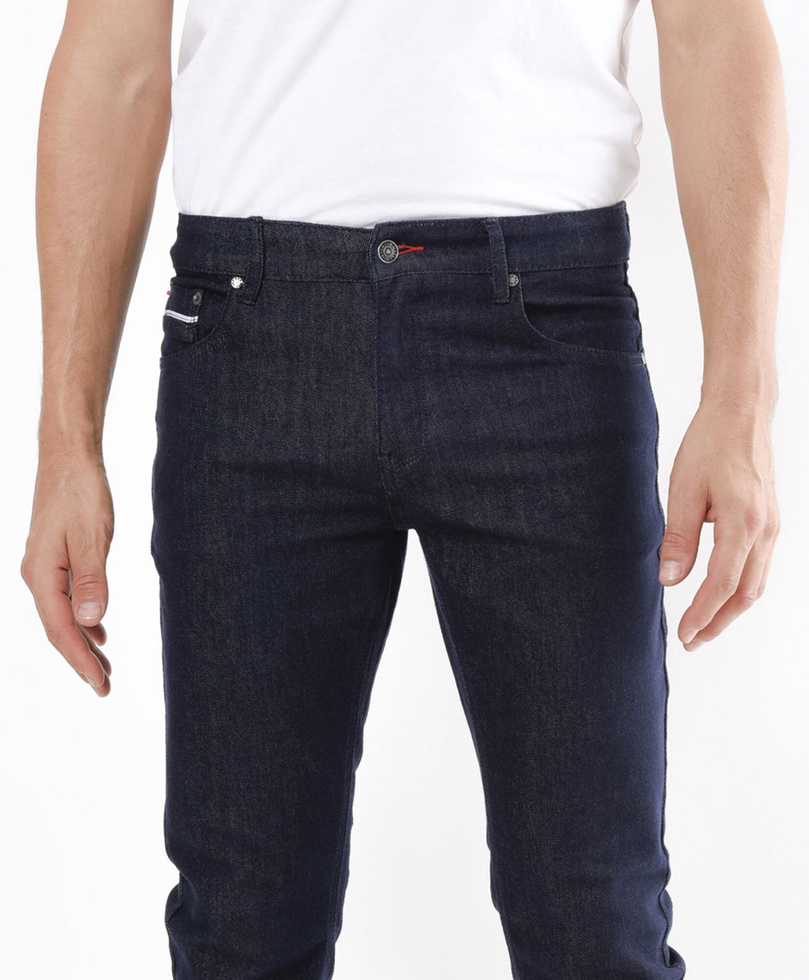 Jeans hombre jaspeado skinny fit Jeans hombre jaspeado skinny fit