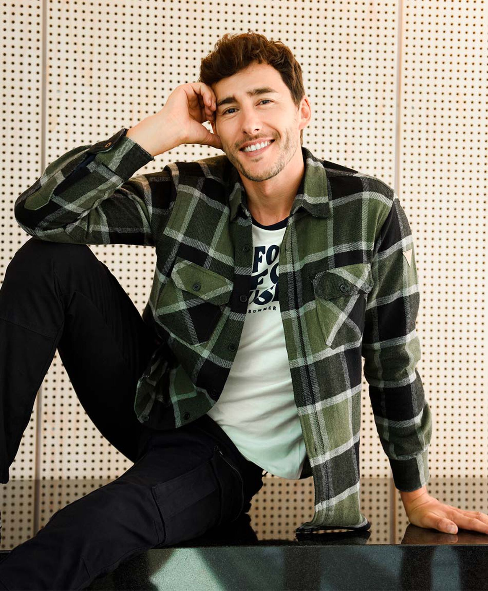 Camisa hombre leñadora verde Camisa hombre leñadora verde