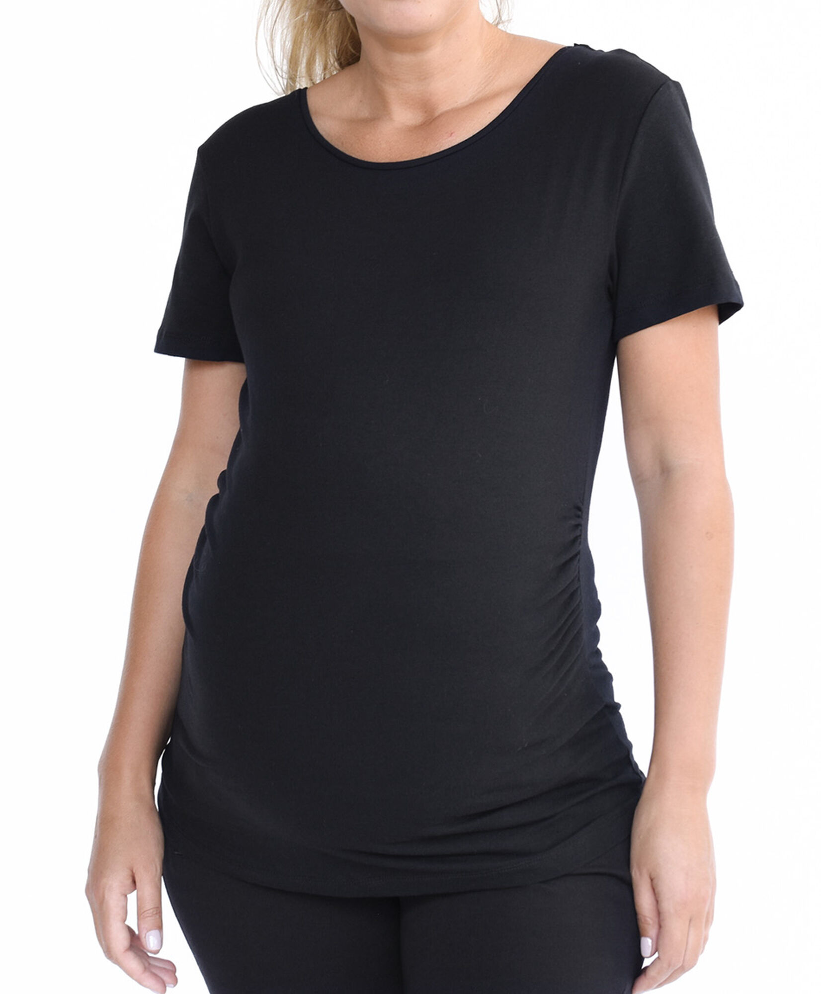 Polera maternal lisa costuras Polera maternal lisa costuras