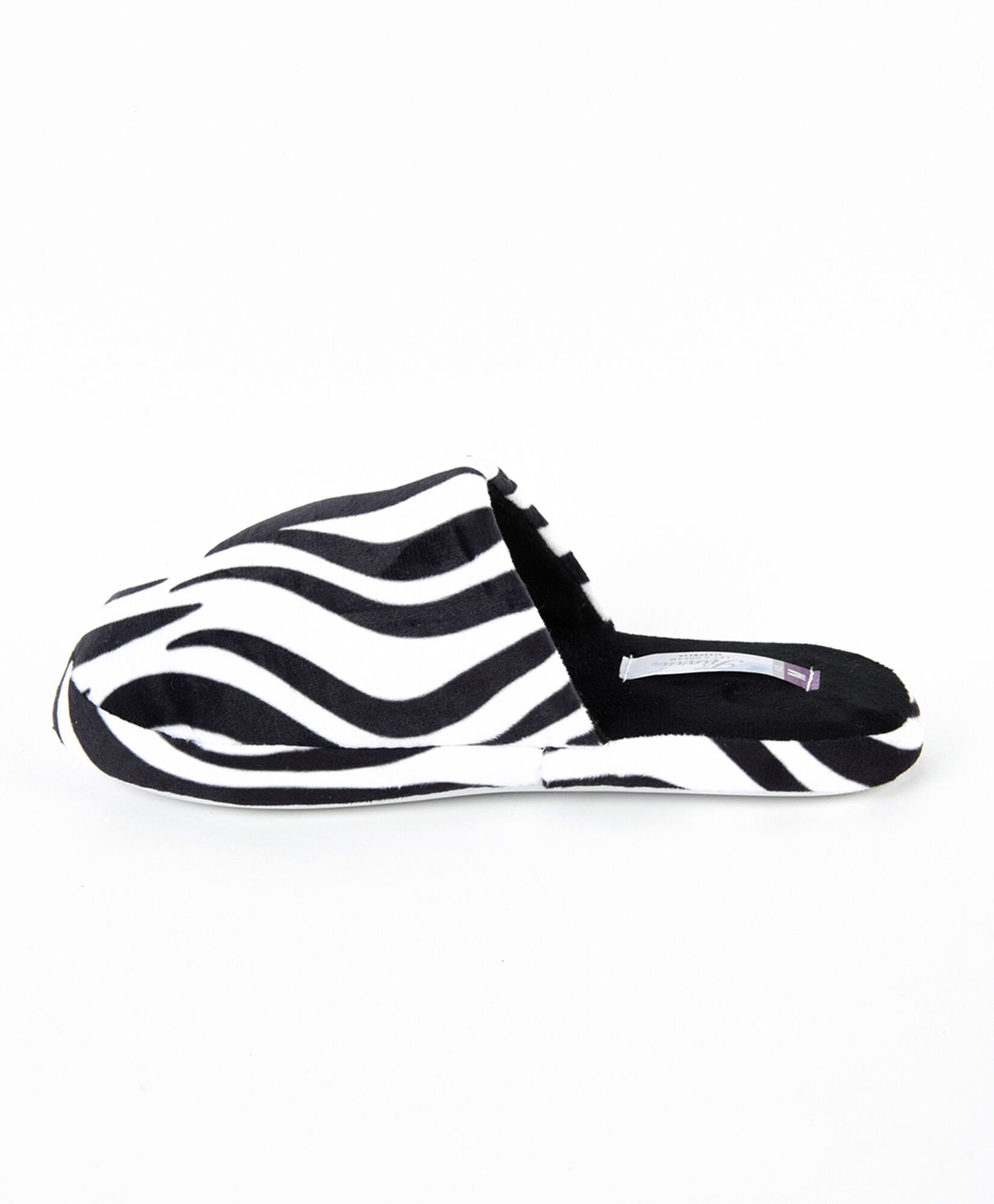 Pantufla mujer estampado cebra Pantufla mujer estampado cebra