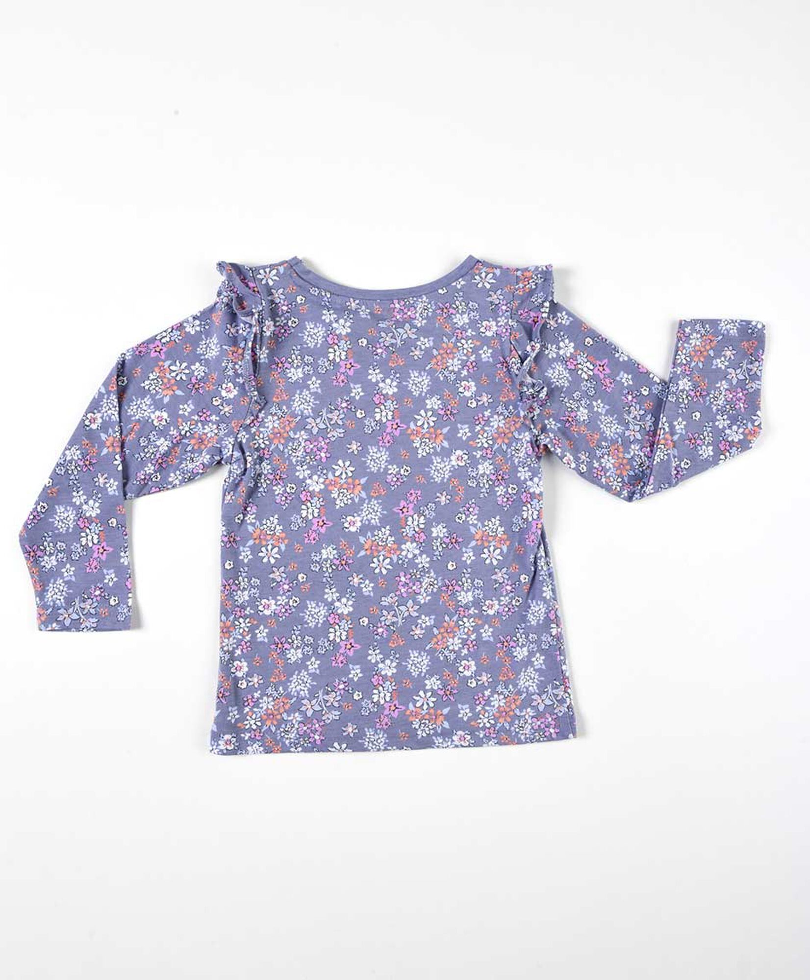 Polera bebé floreada vuelos Polera bebé floreada vuelos
