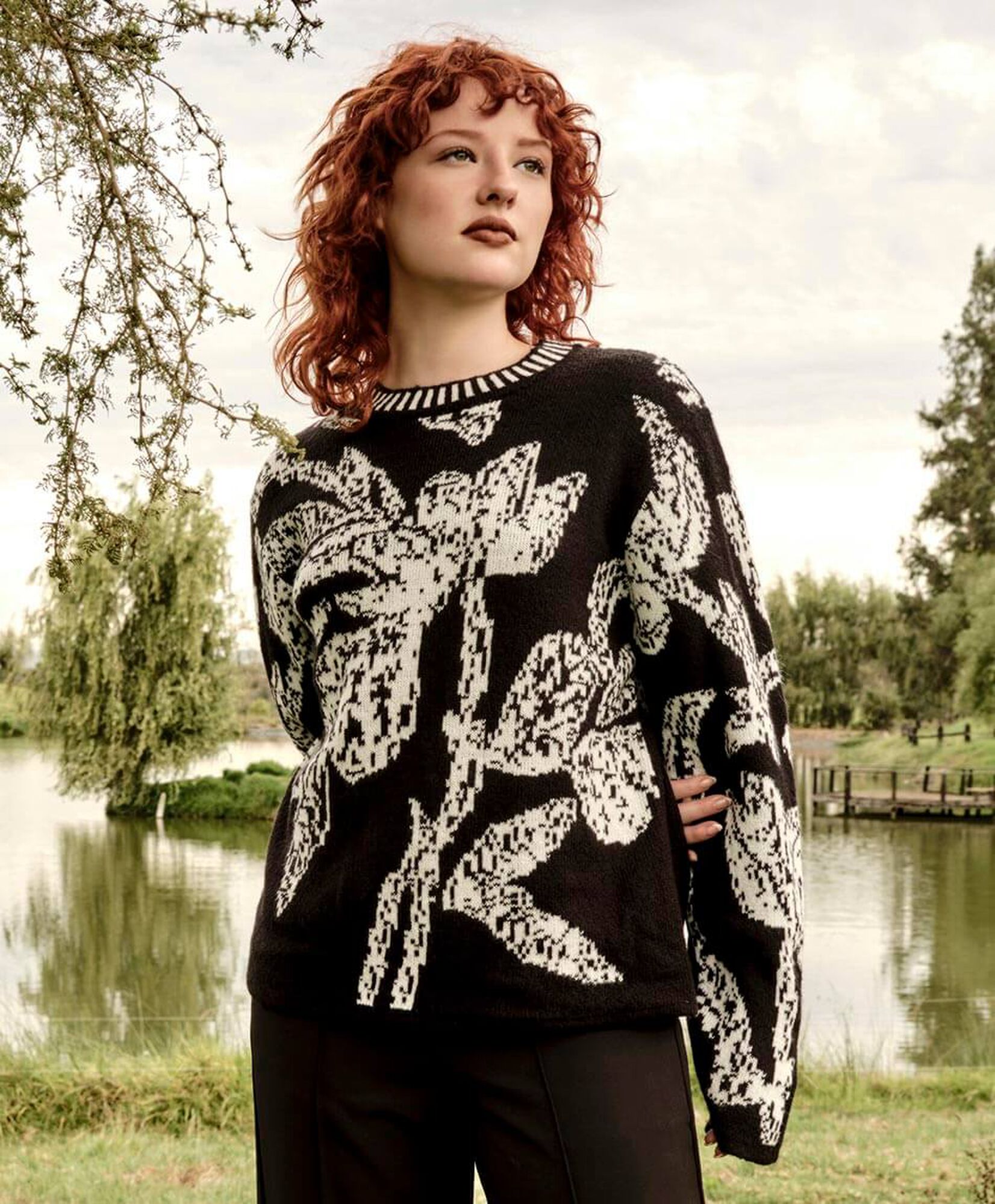 Sweater mujer floreado Sweater mujer floreado