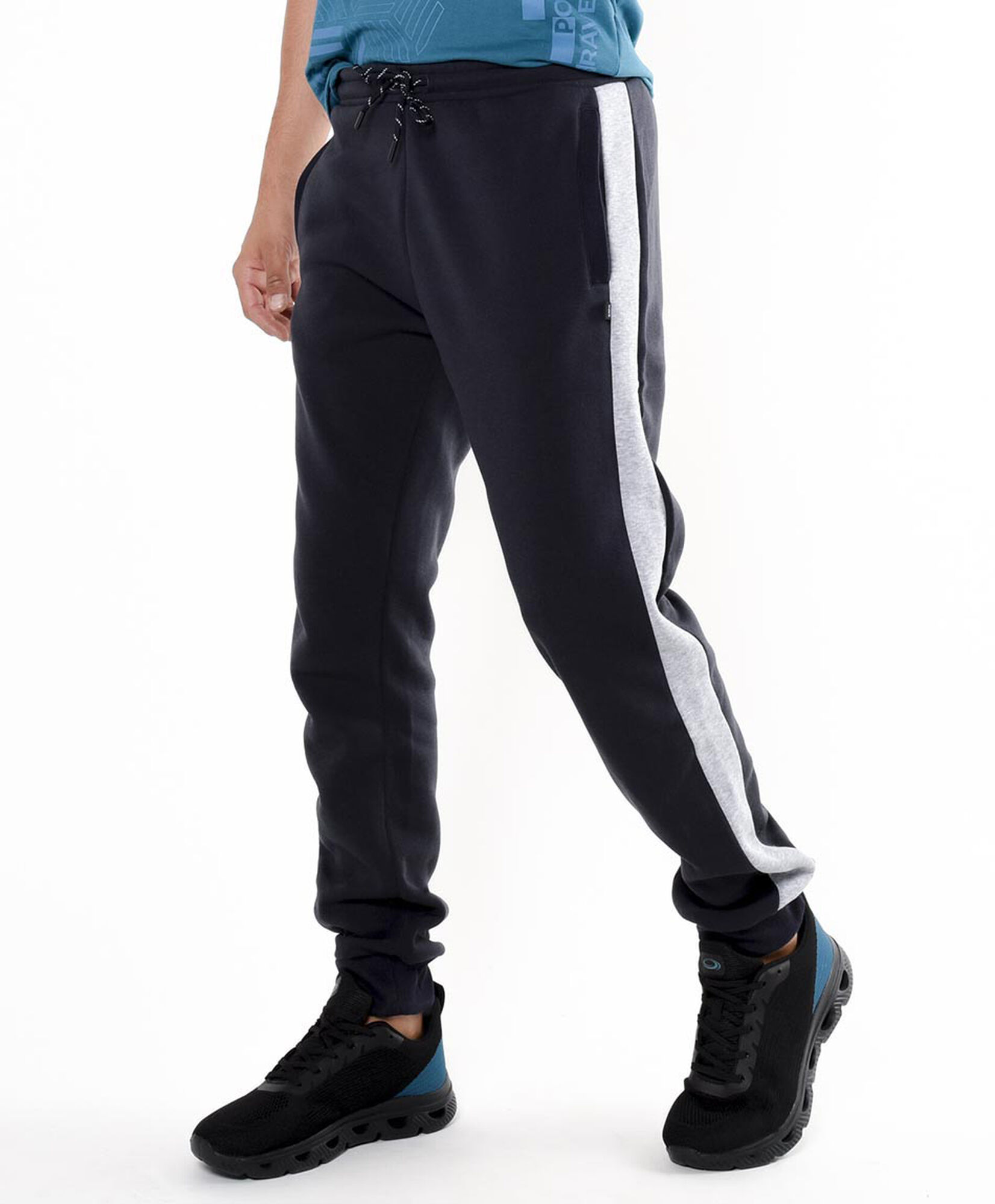 Pantalón de buzo hombre líneas laterales Pantalón de buzo hombre líneas laterales