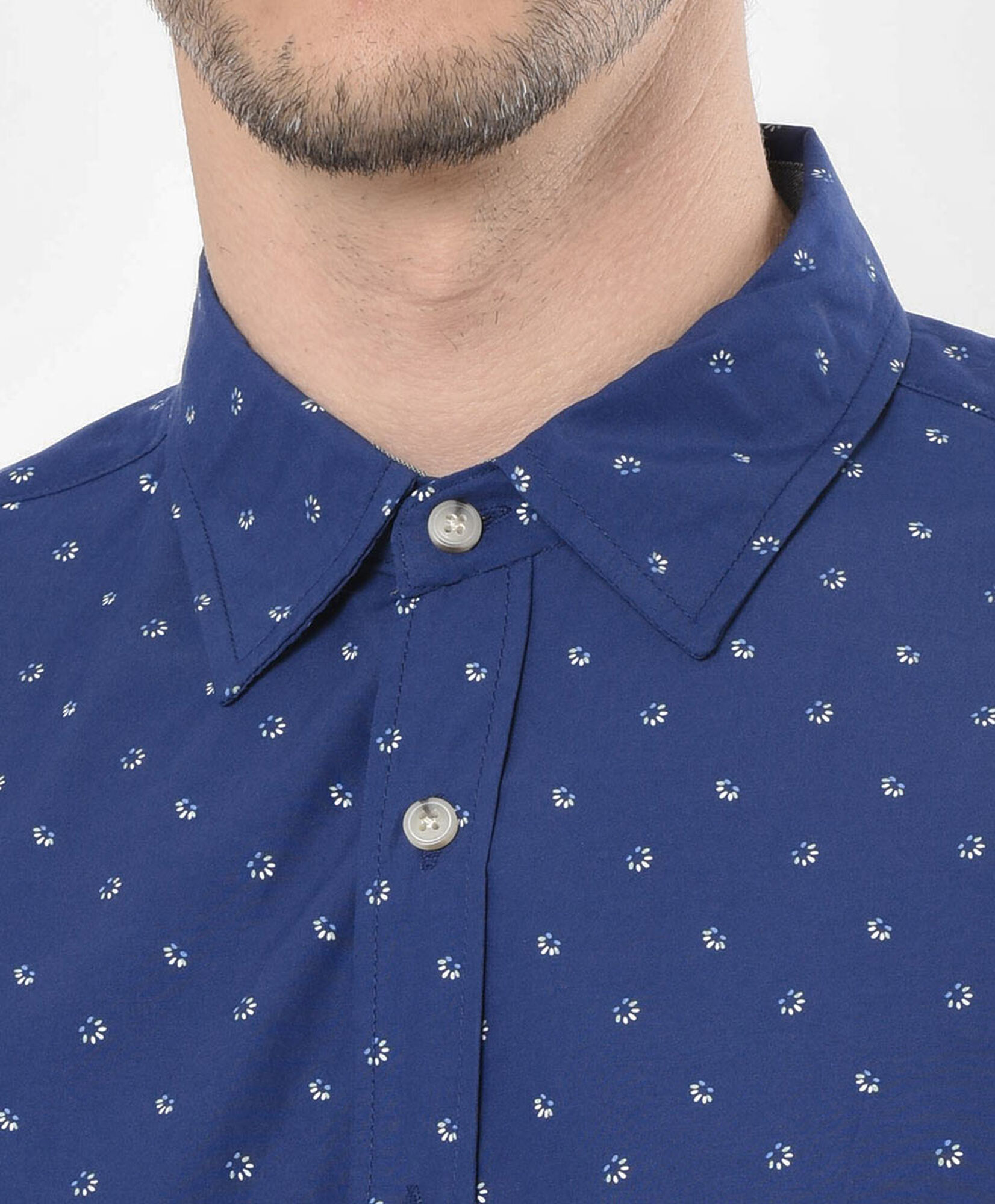 Camisa hombre florcitas manga larga Camisa hombre florcitas manga larga