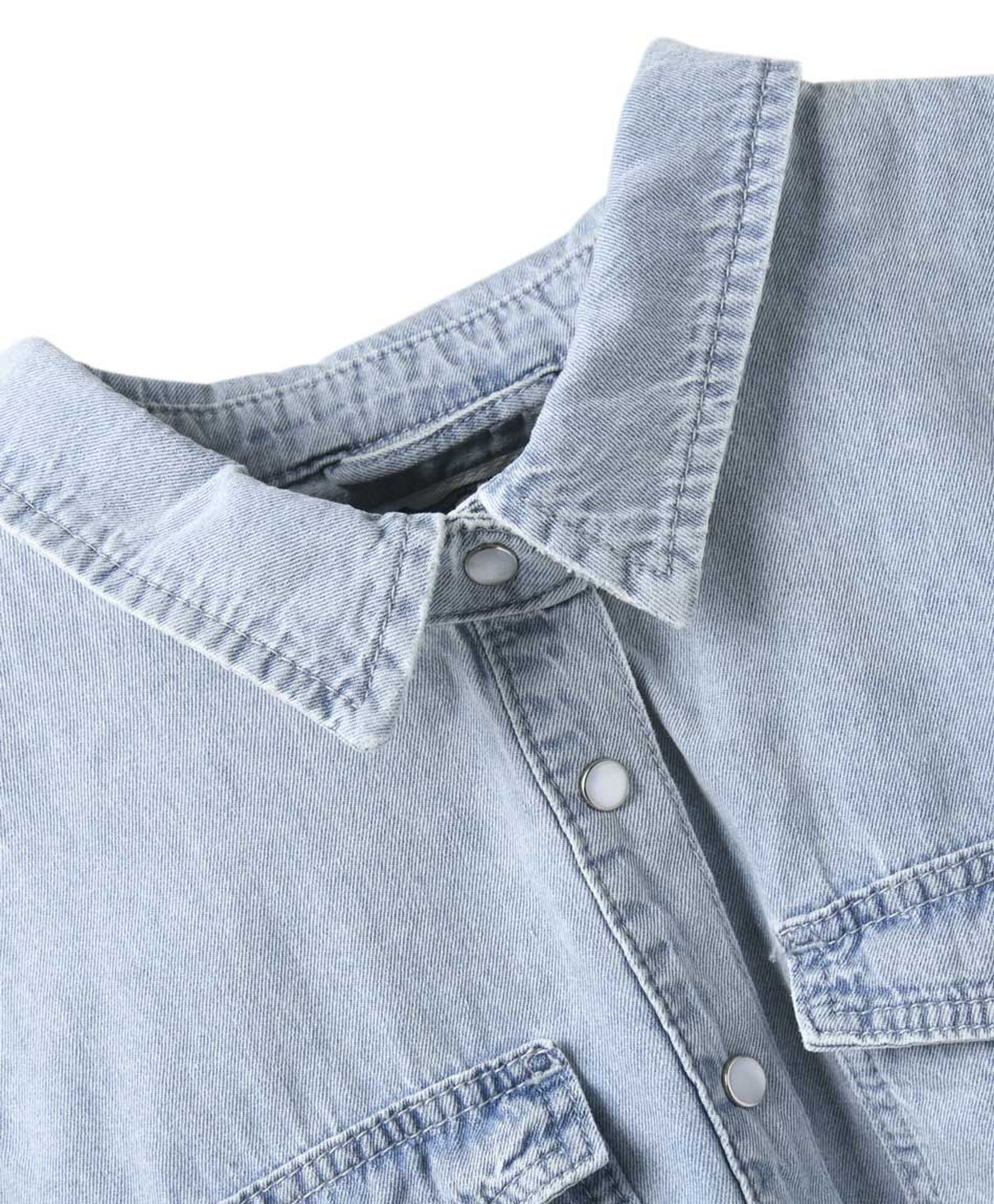 Blusa mujer denim bolsillos Blusa mujer denim bolsillos
