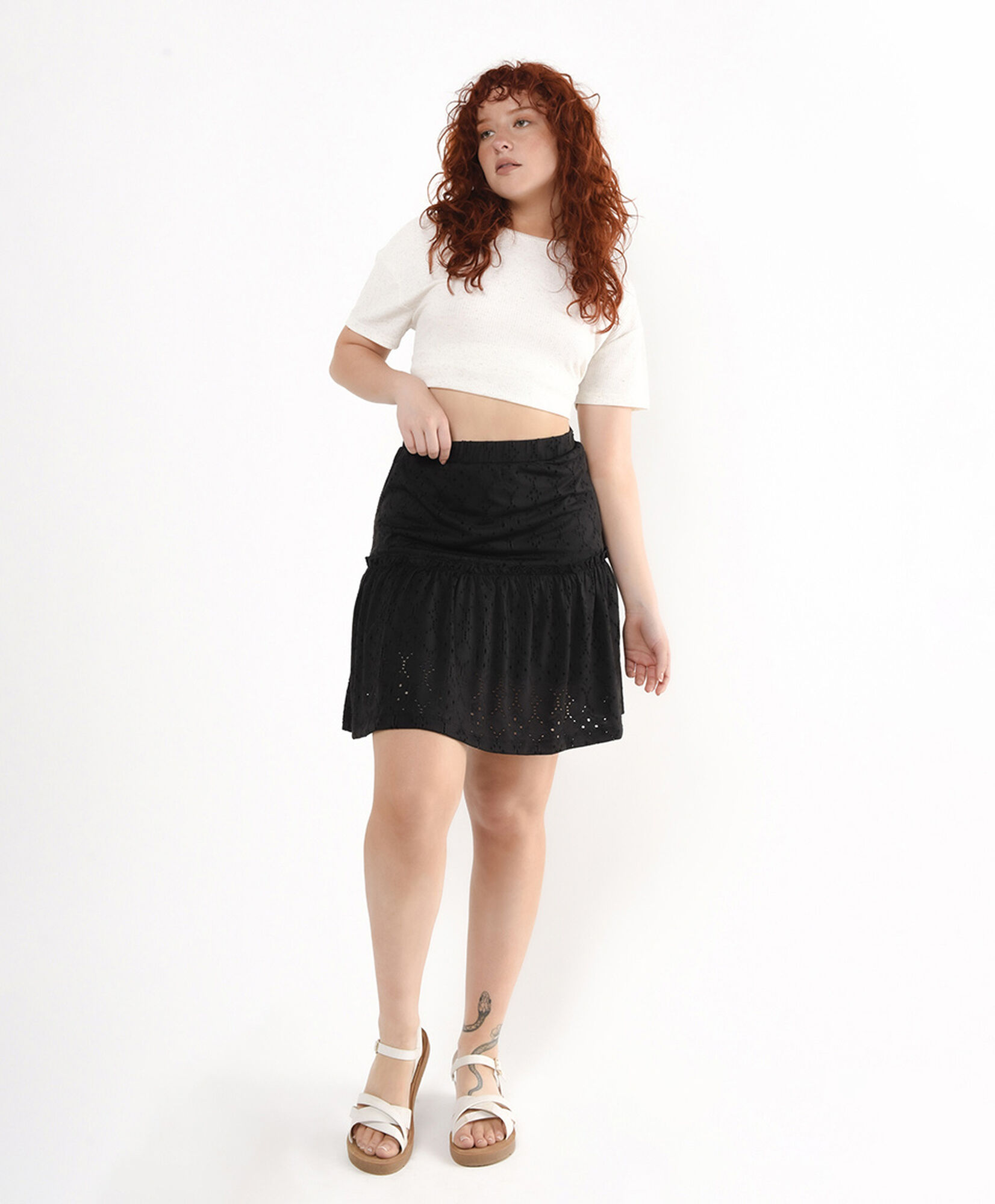 Mini falda mujer calada Mini falda mujer calada