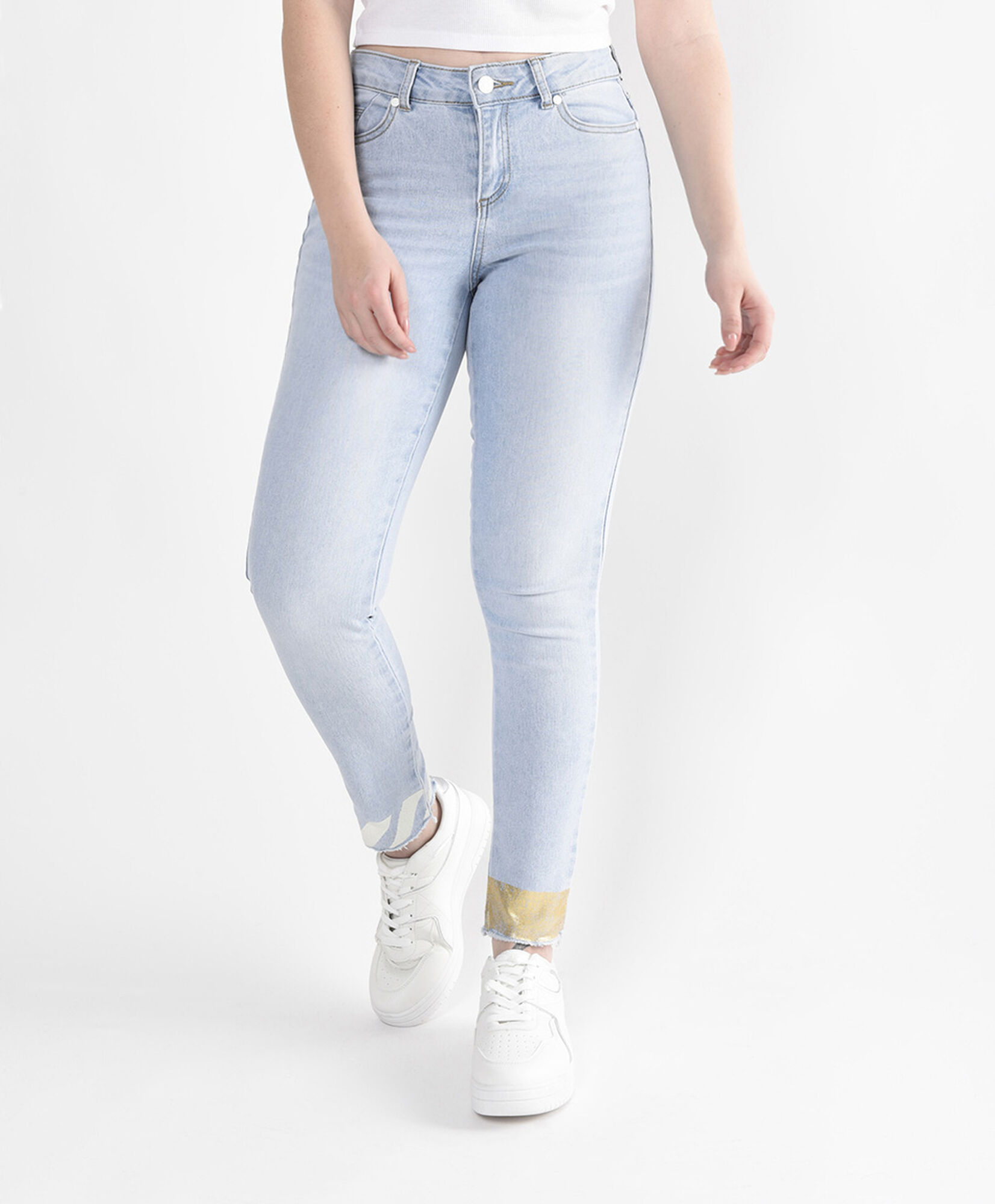 Jeans mujer tobillos print skinny fit Jeans mujer tobillos print skinny fit