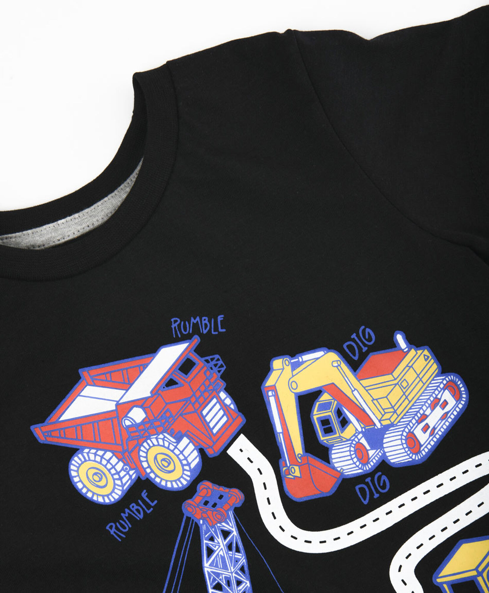 Polera bebé construcción Polera bebé construcción