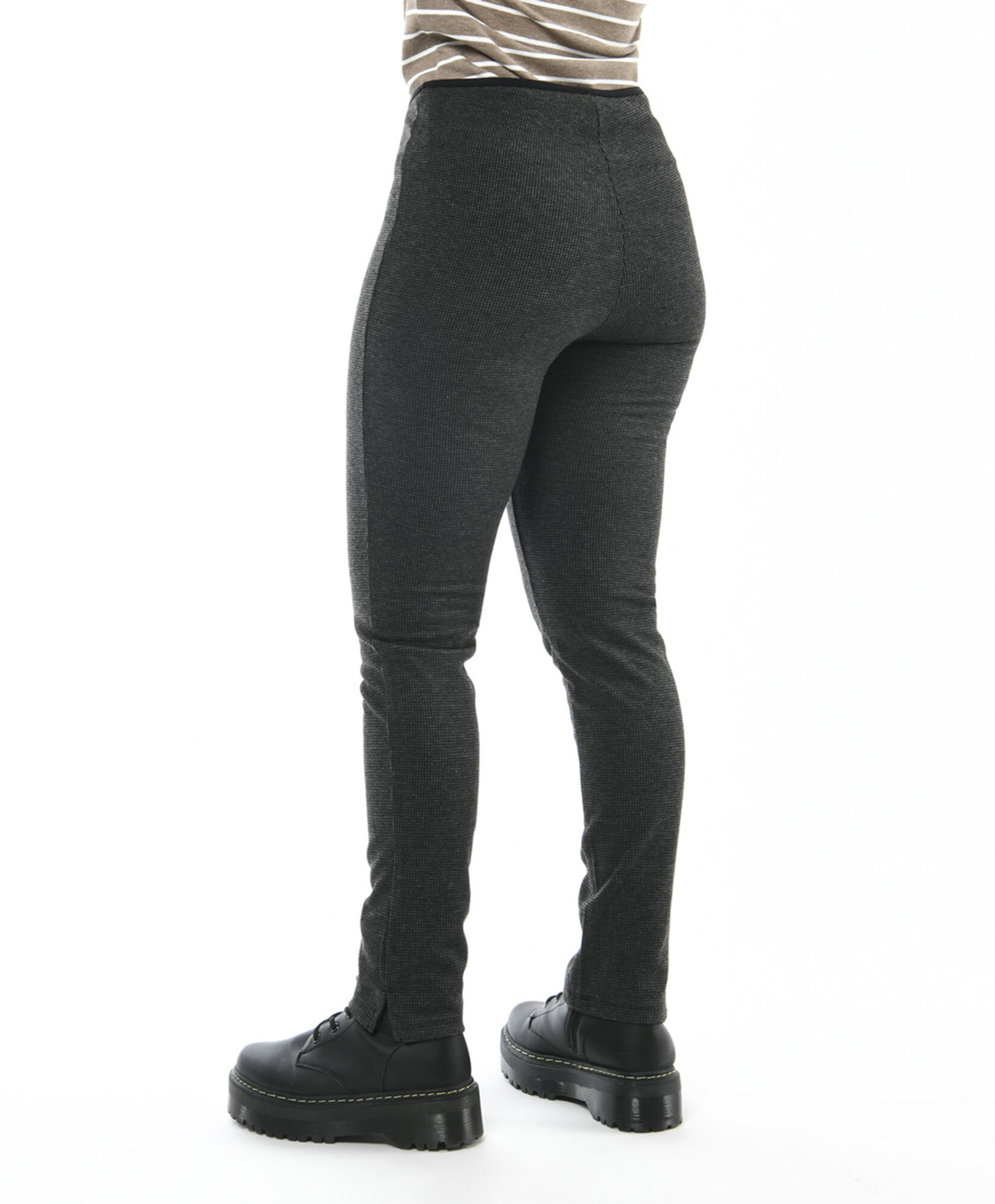 Pantalón mujer pied de poule gris skinny fit Pantalón mujer pied de poule gris skinny fit