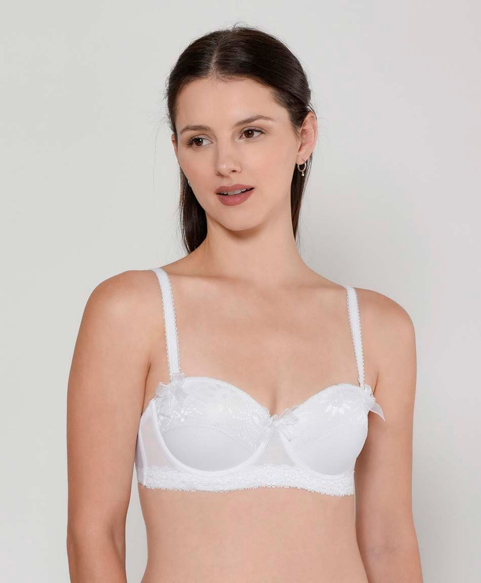 Sostén mujer encaje mesh strapless Sostén mujer encaje mesh strapless