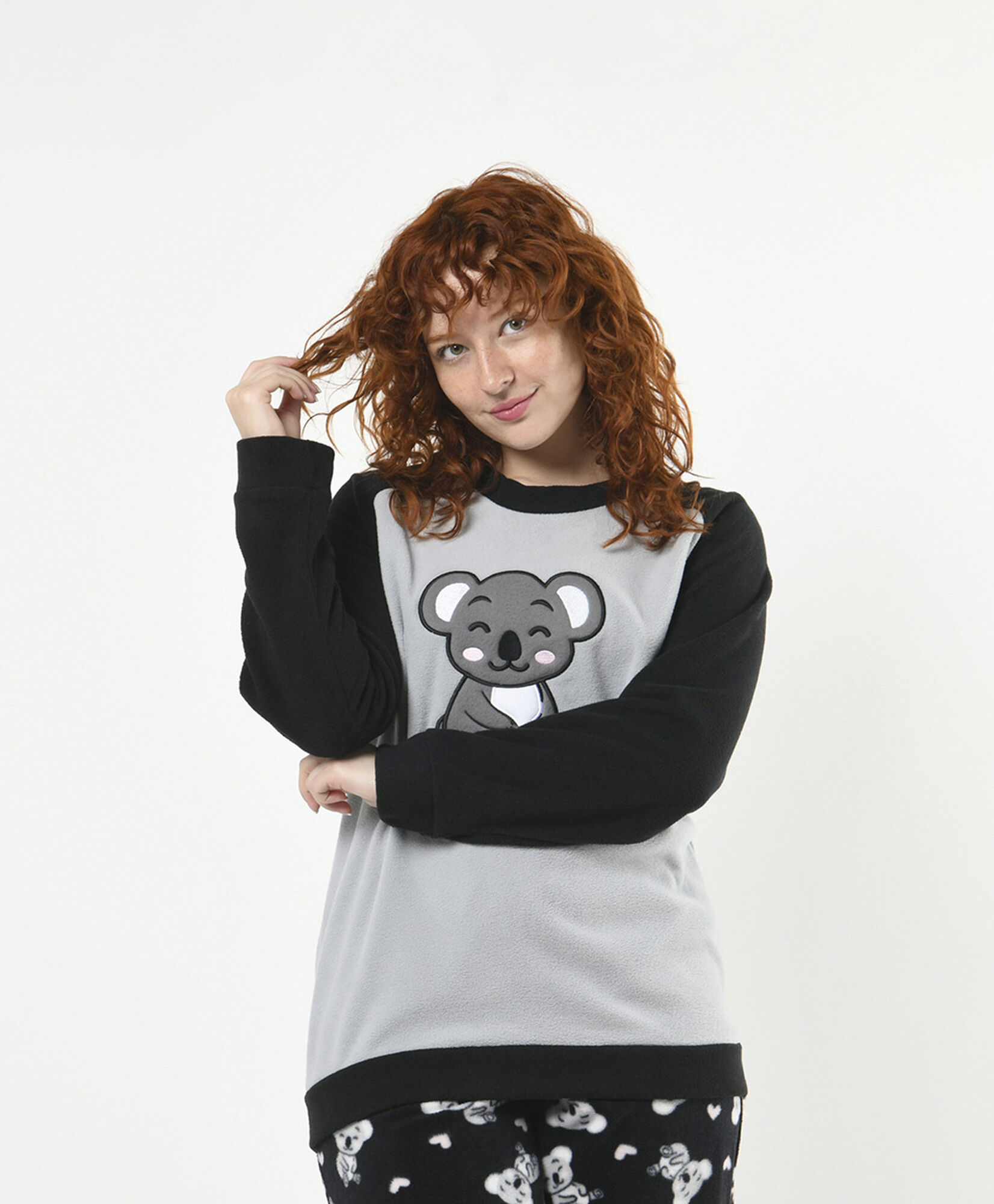 Pijama mujer polar estampado koala Pijama mujer polar estampado koala