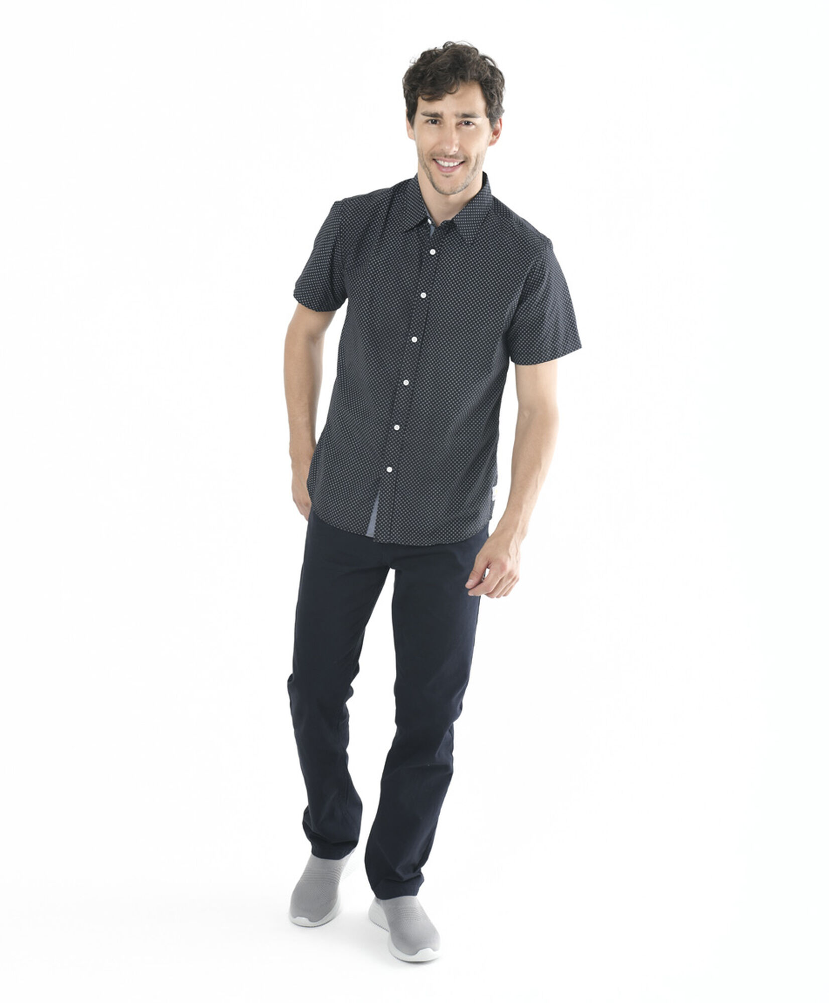 Camisa hombre mini puntitos Camisa hombre mini puntitos