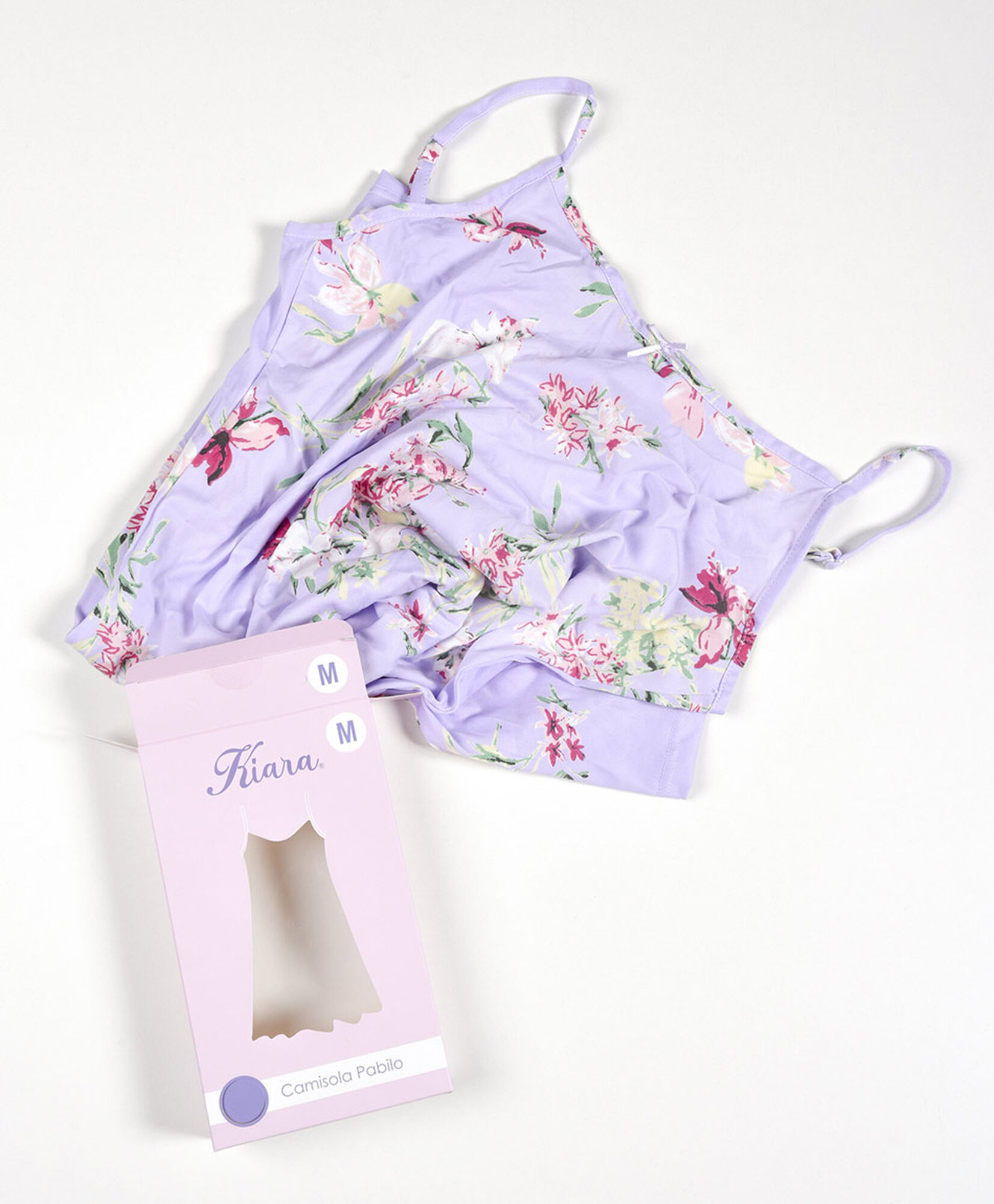 Camisa de dormir mujer floreada lila Camisa de dormir mujer floreada lila