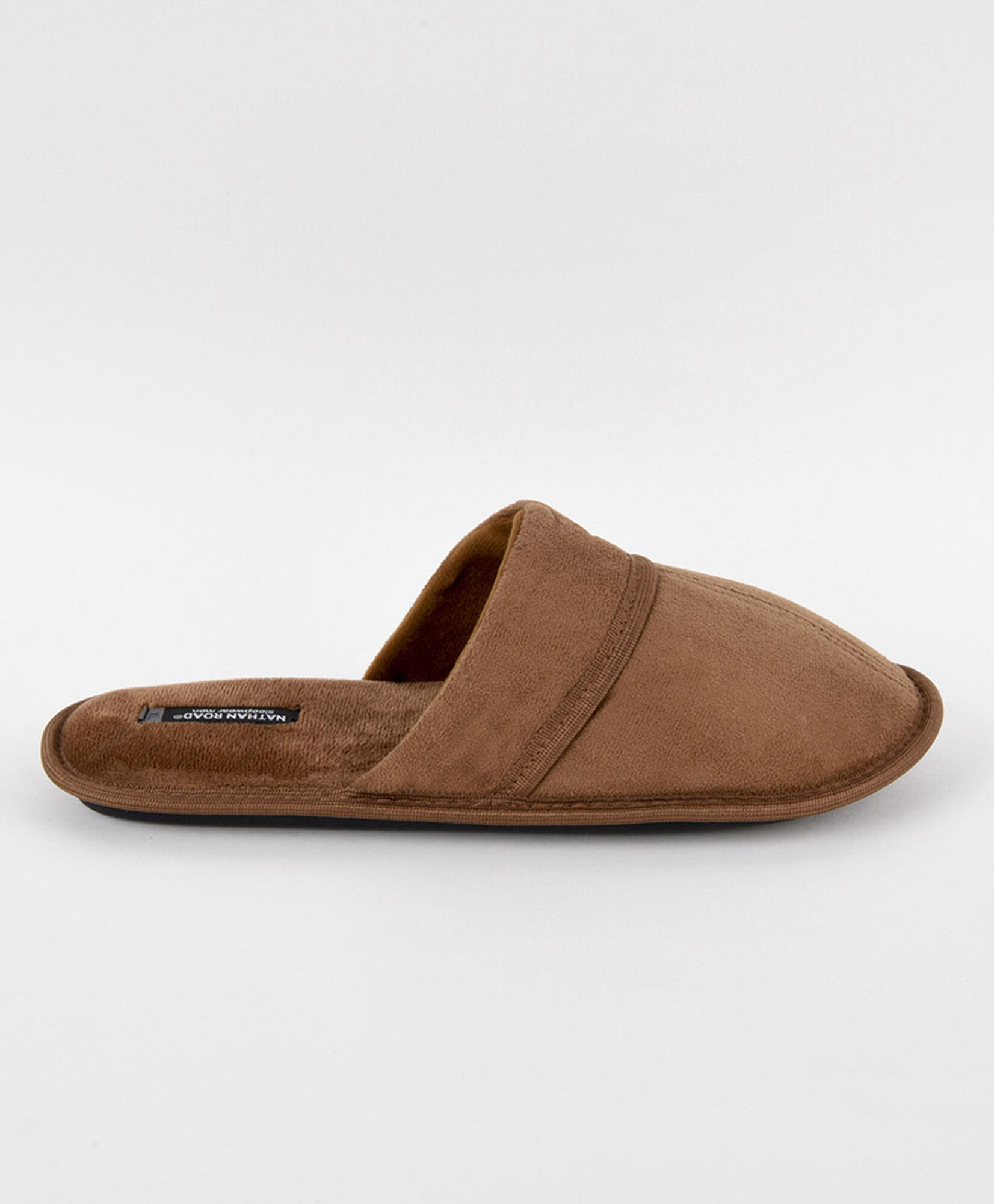 Pantuflas hombre gamuza café Pantuflas hombre gamuza café