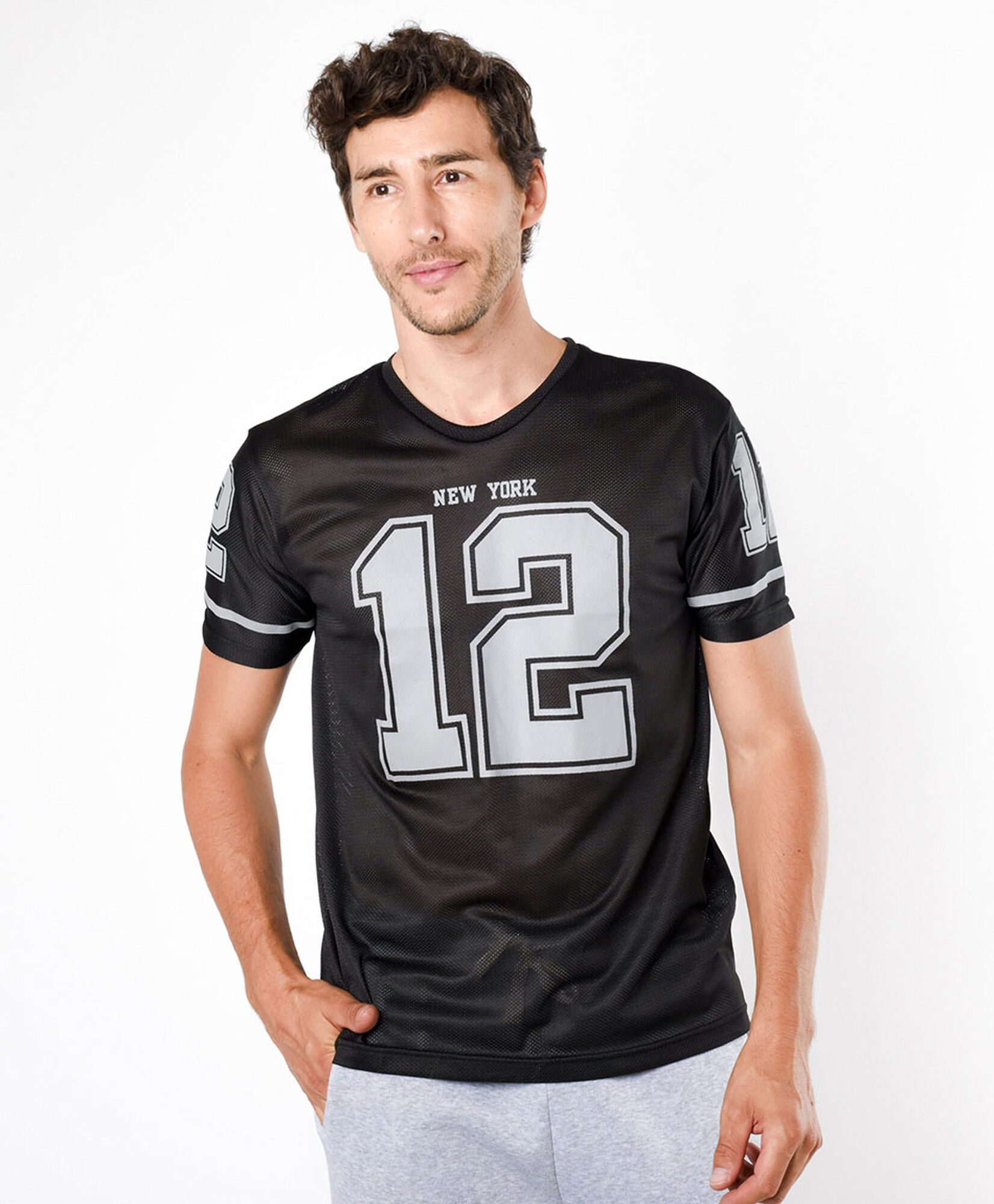Polera deportiva hombre número Polera deportiva hombre número