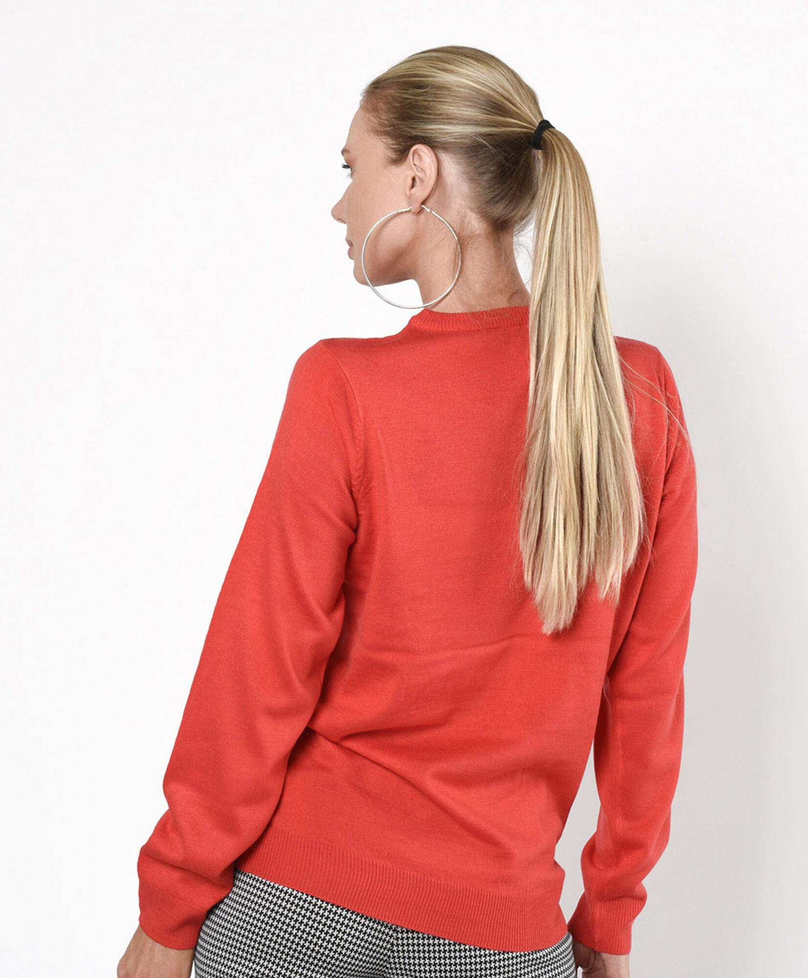 Sweater mujer corazón animal print Sweater mujer corazón animal print