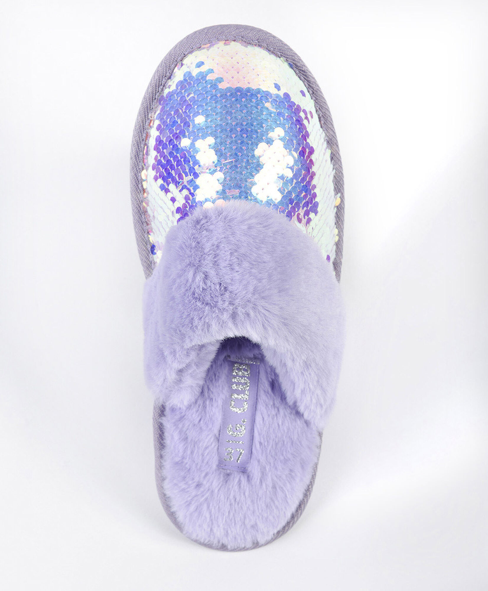 Pantufla infantil lentejuelas Pantufla infantil lentejuelas