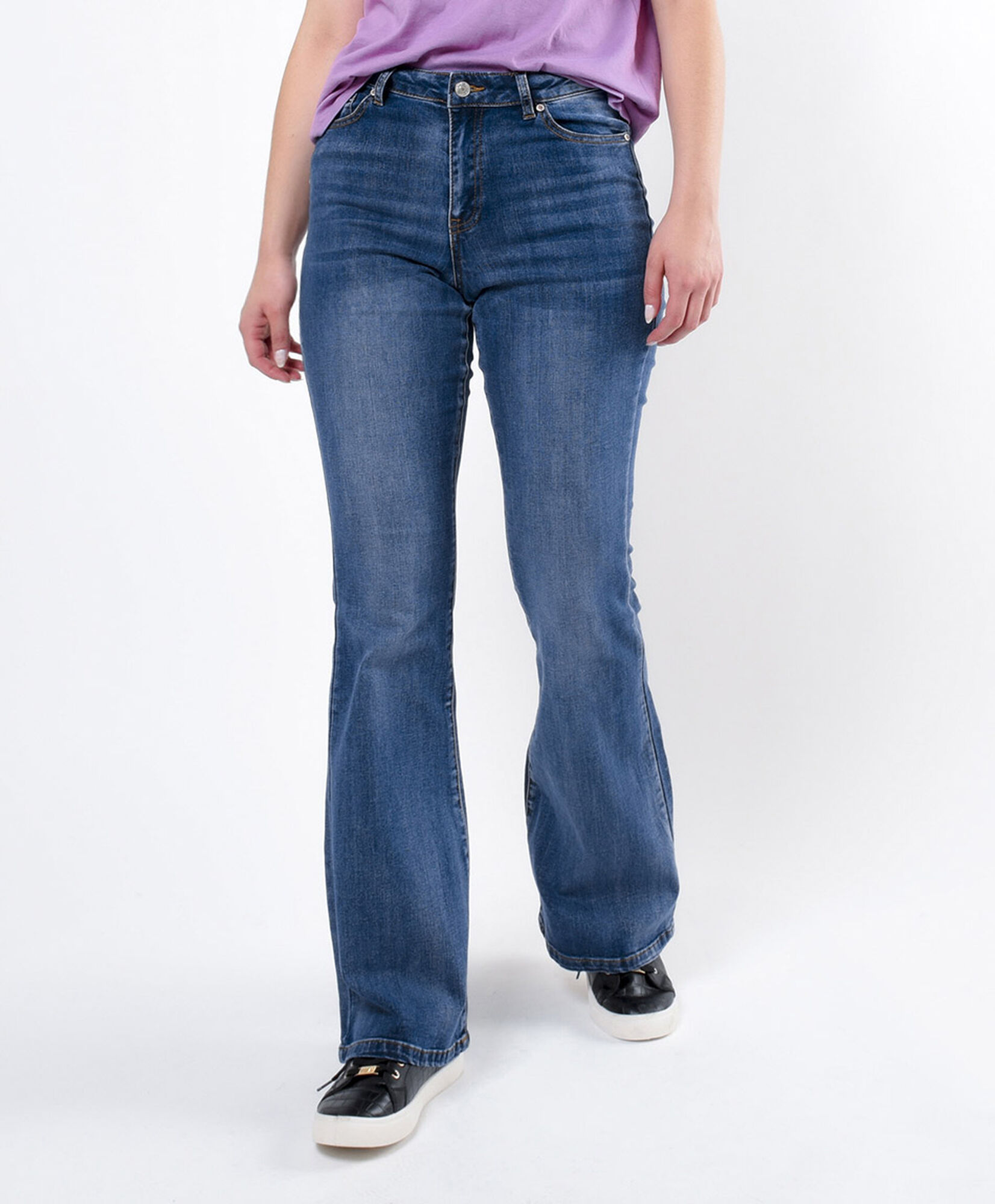 Jeans mujer desgastes flare Jeans mujer desgastes flare