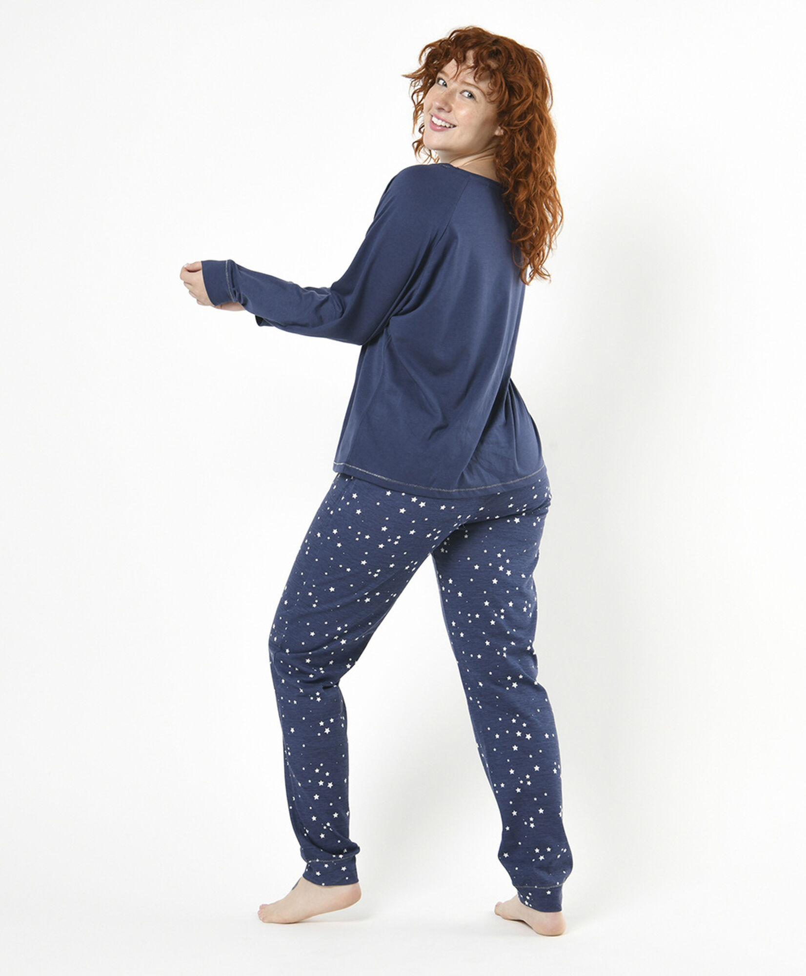 Pijama mujer gato y estrellas Pijama mujer gato y estrellas