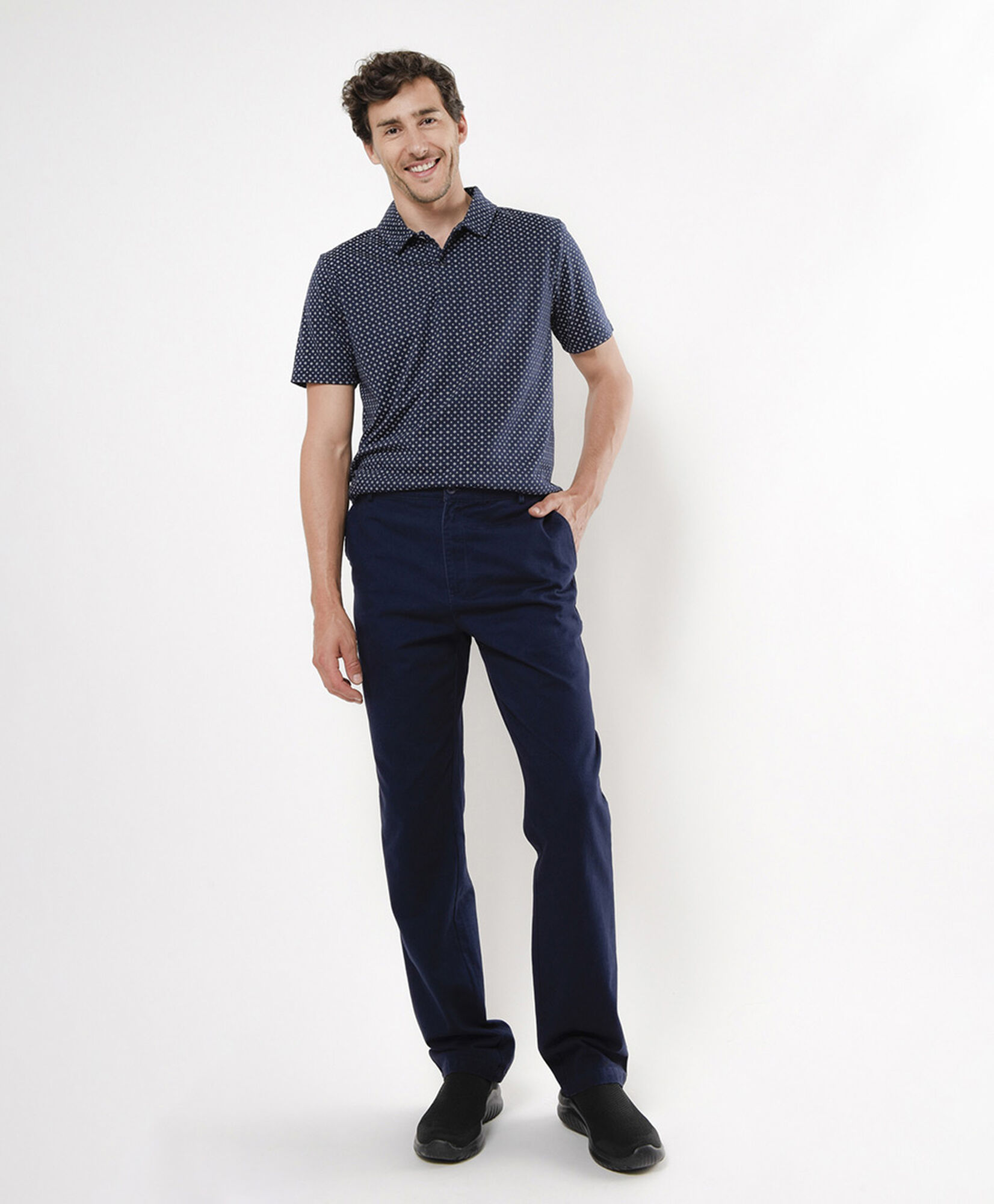Pantalón hombre liso navy Pantalón hombre liso navy