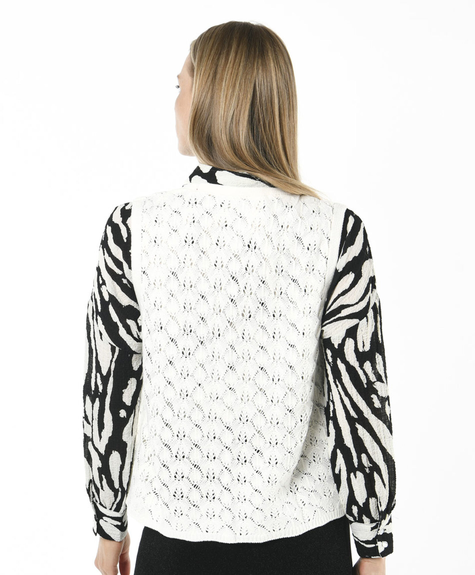 Vest mujer tejido lazo frontal Vest mujer tejido lazo frontal