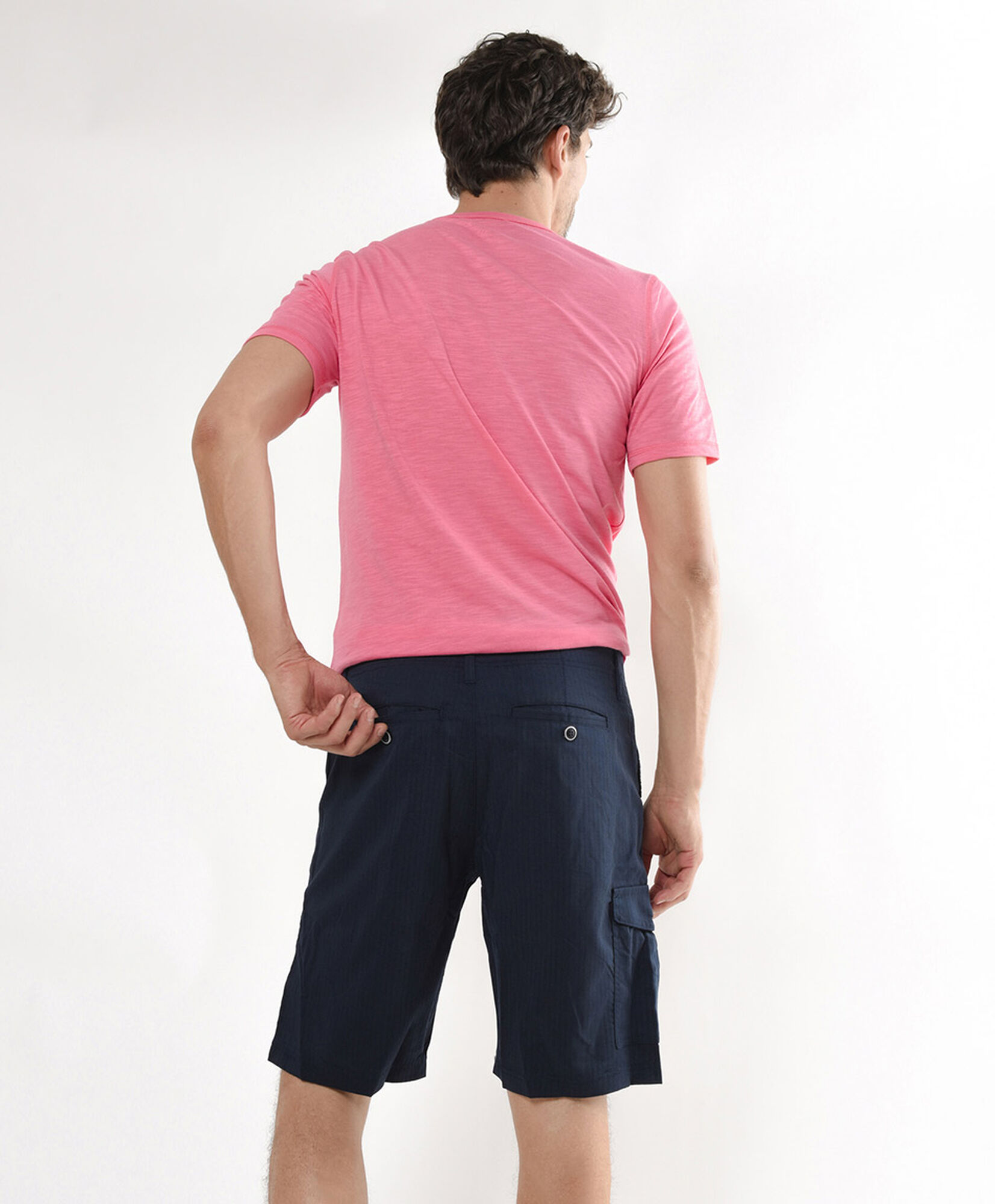 Bermuda hombre clásico bolsillo lateral Bermuda hombre clásico bolsillo lateral