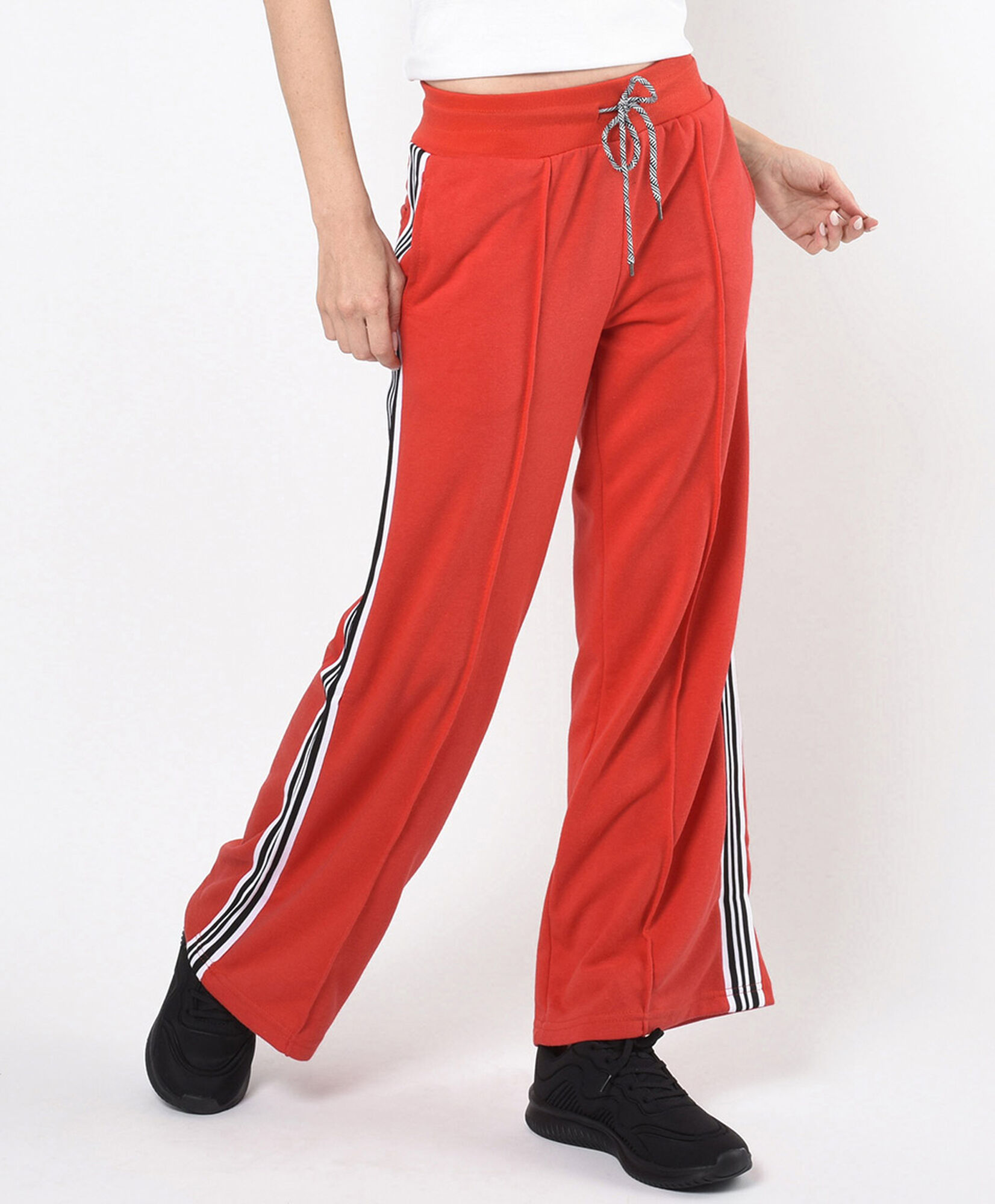 Pantalón de buzo mujer retro wide Pantalón de buzo mujer retro wide