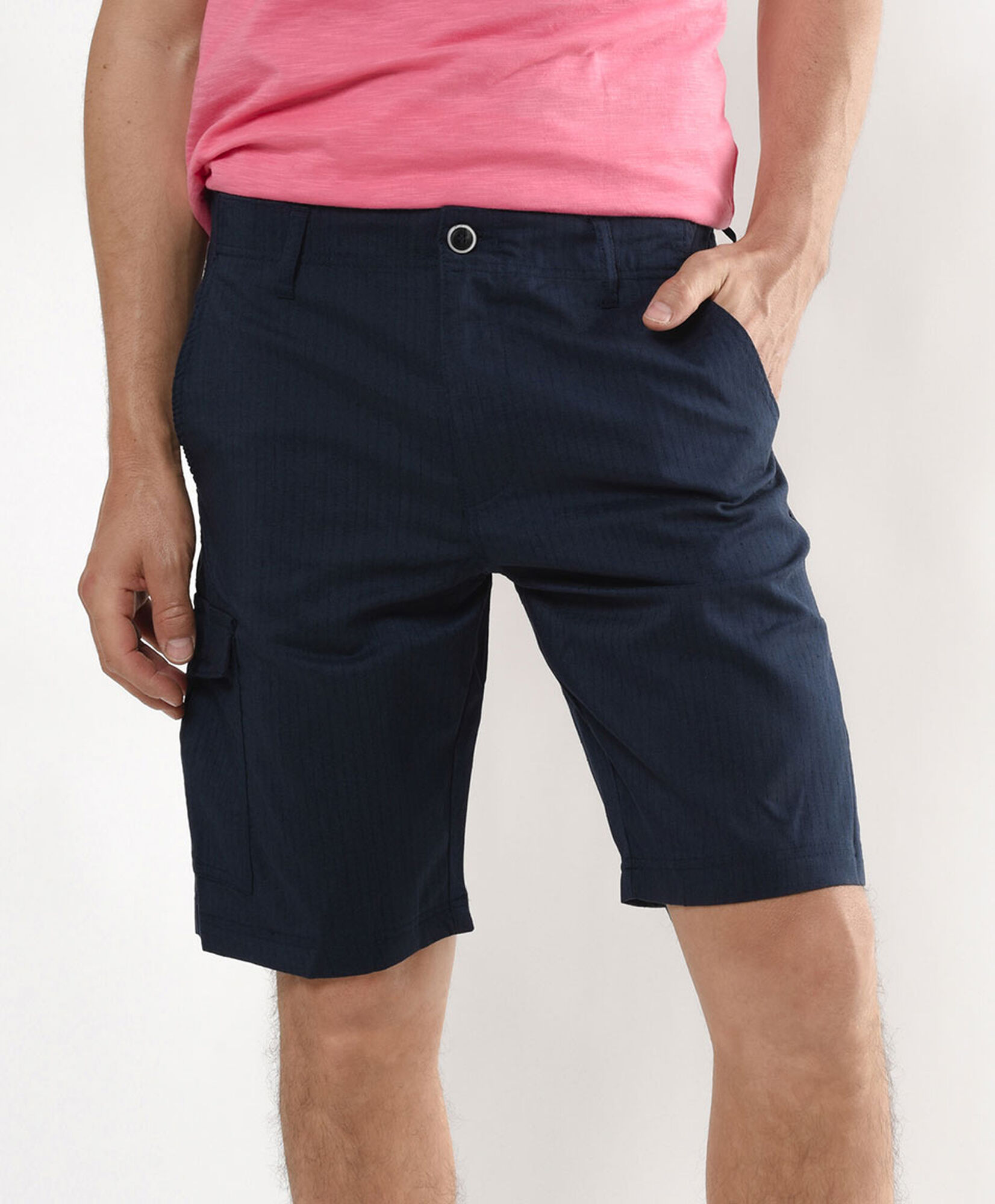 Bermuda hombre clásico bolsillo lateral Bermuda hombre clásico bolsillo lateral