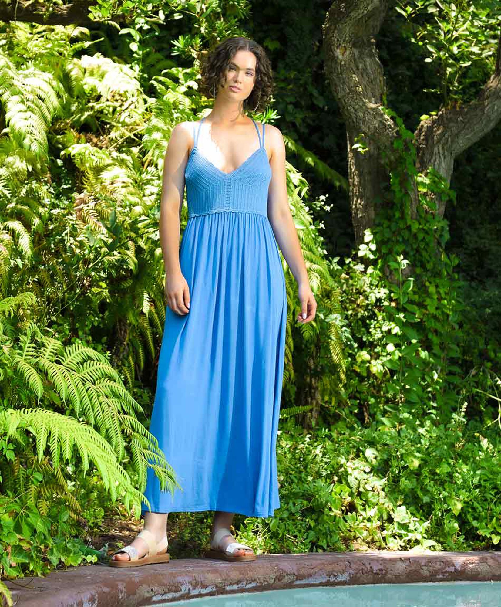 Vestido mujer crochet superior Vestido mujer crochet superior