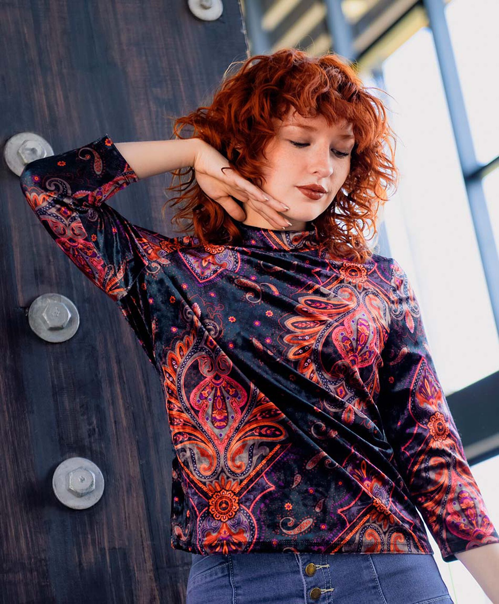Polera mujer diseño velvet Polera mujer diseño velvet