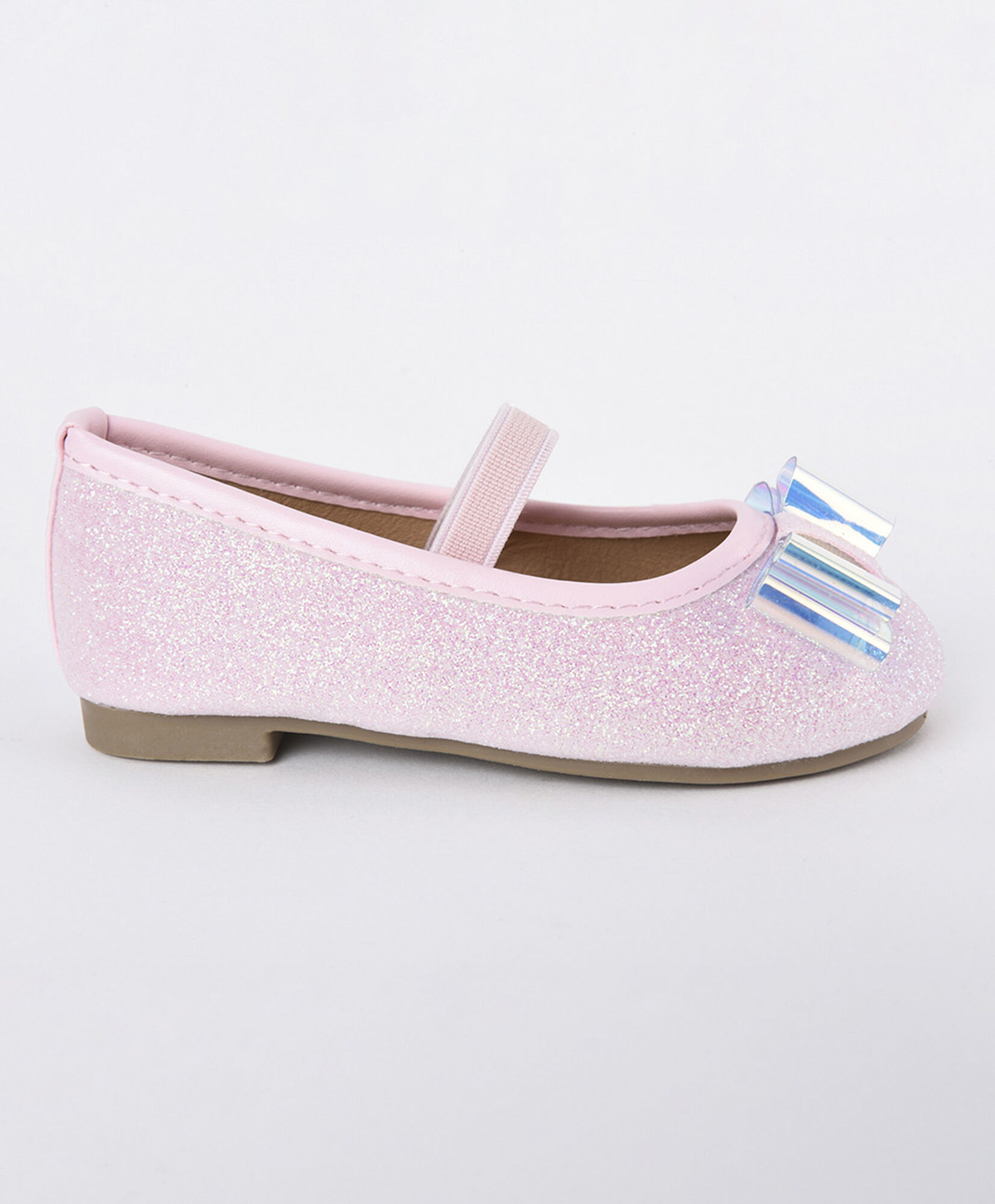 Ballerina infantil brillos y lazo iridiscente Ballerina infantil brillos y lazo iridiscente