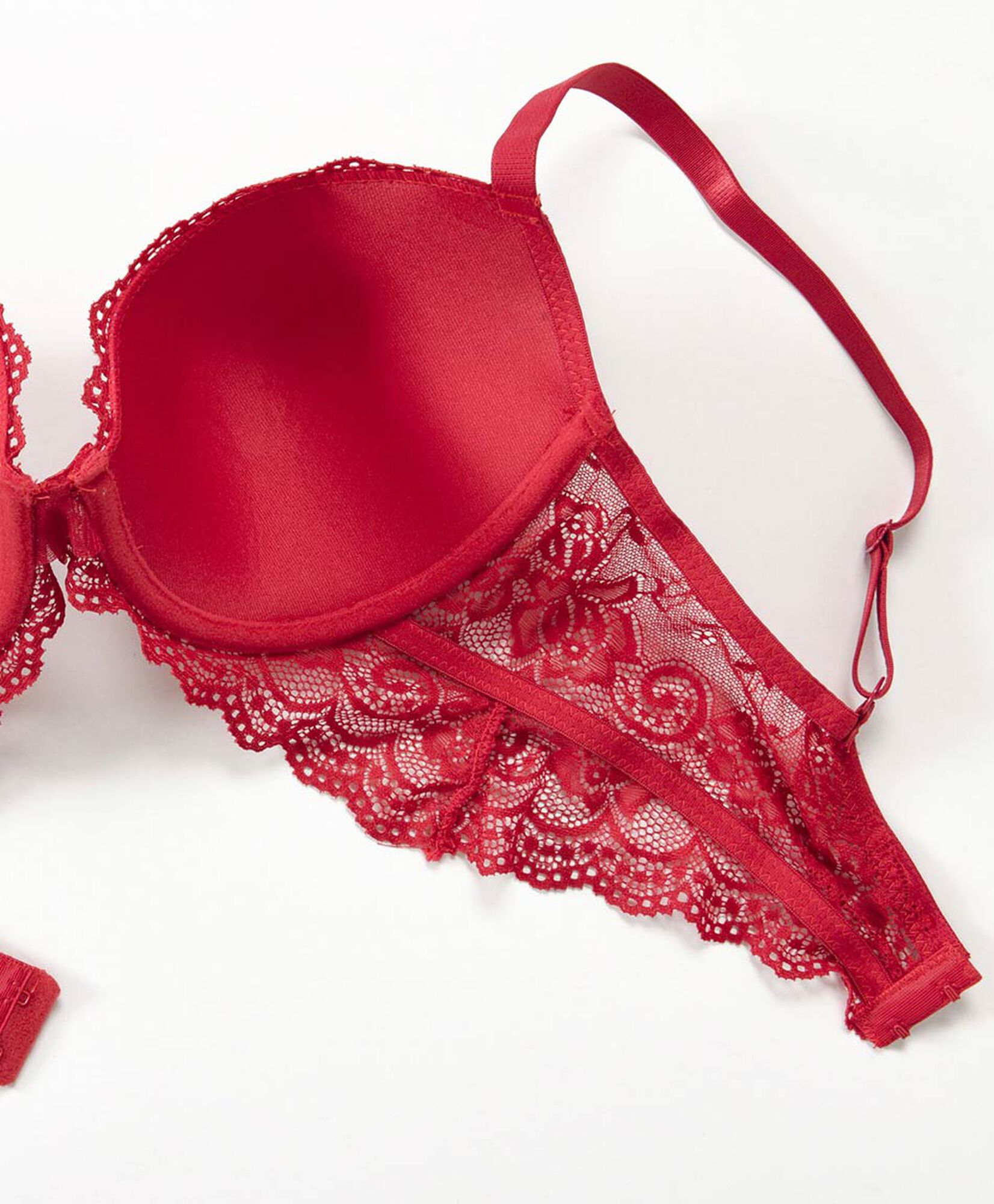 Sostén mujer encajes rojo Sostén mujer encajes rojo