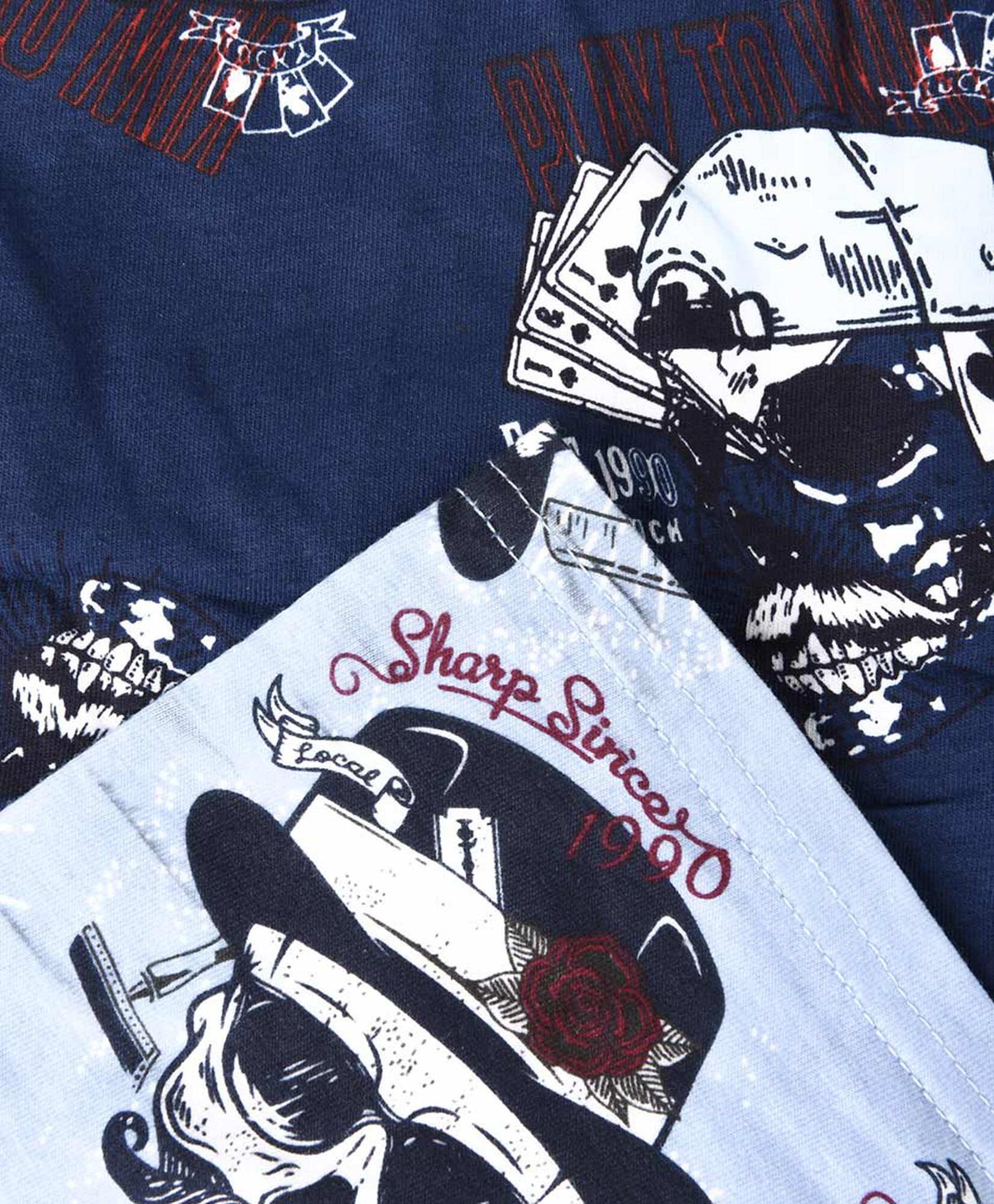 Pack 2 boxer hombre estampado calavera Pack 2 boxer hombre estampado calavera