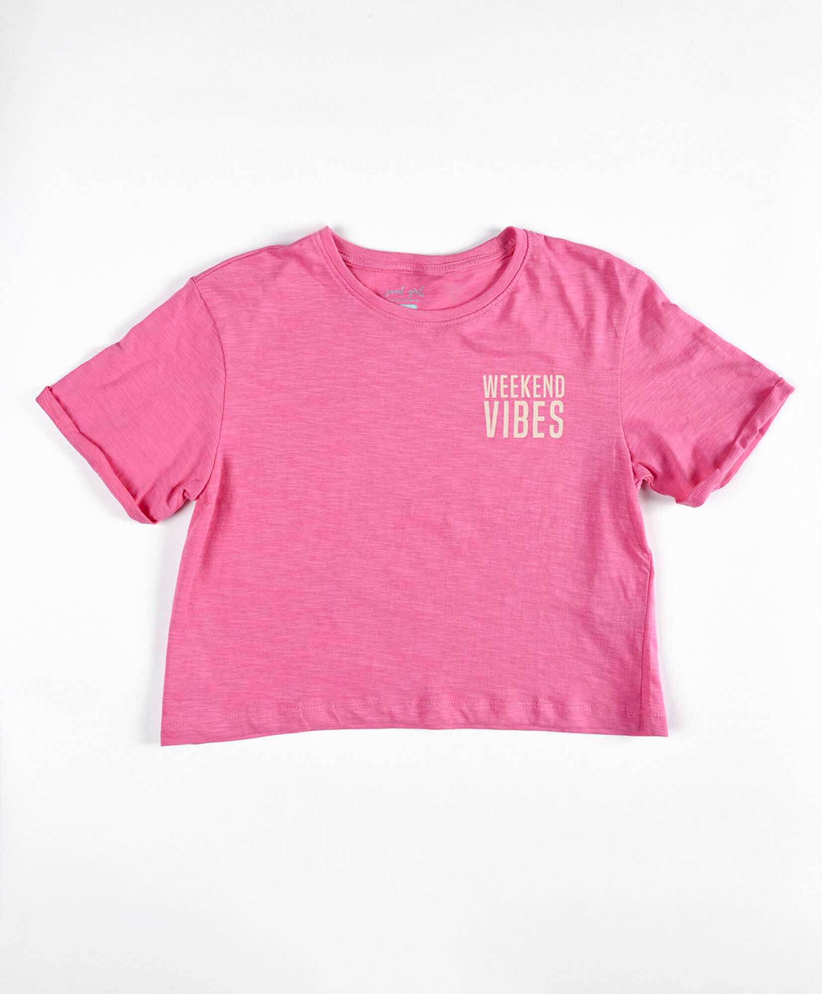 Polera niña weekend crop Polera niña weekend crop