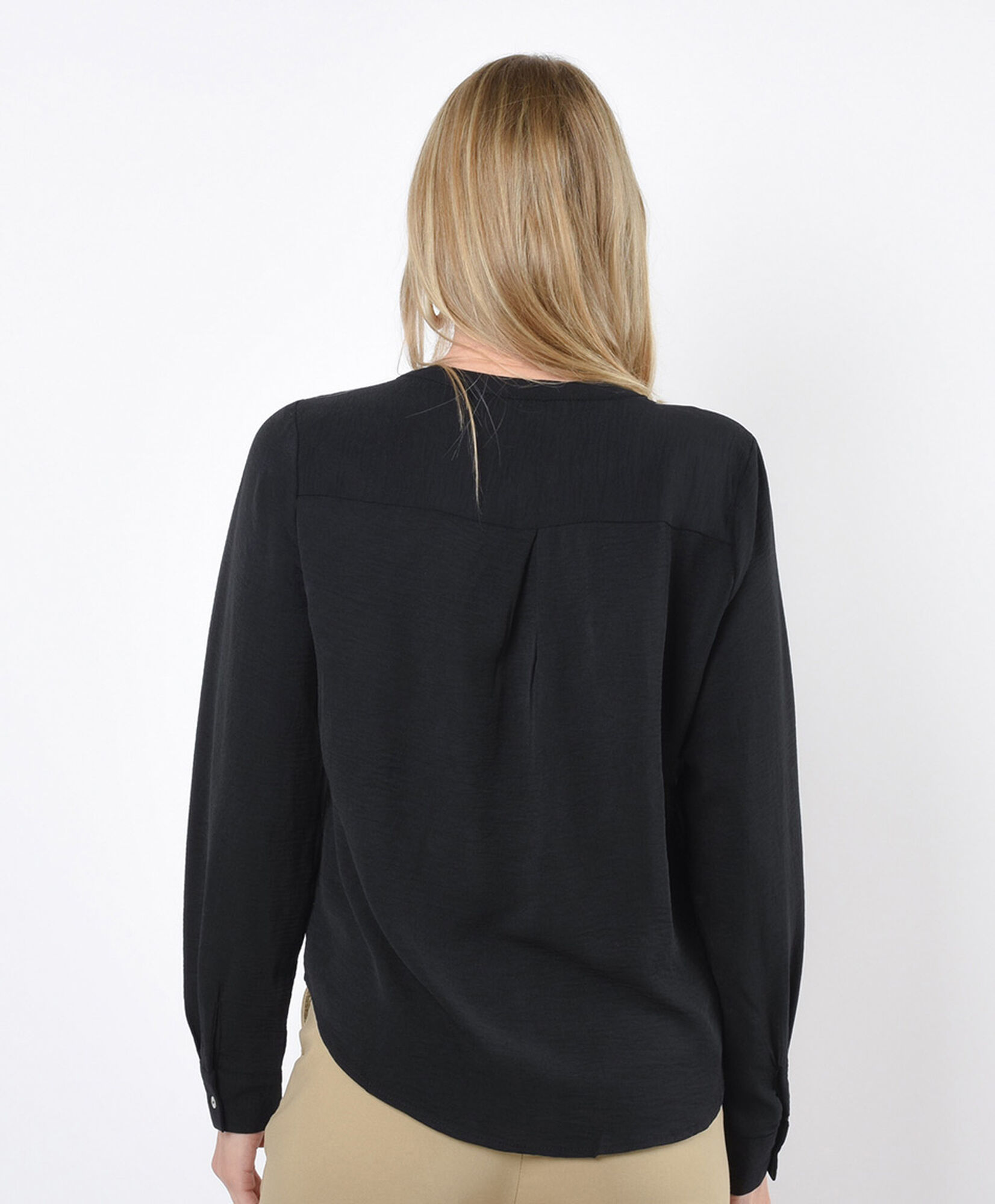 Blusa mujer botones lisa Blusa mujer botones lisa