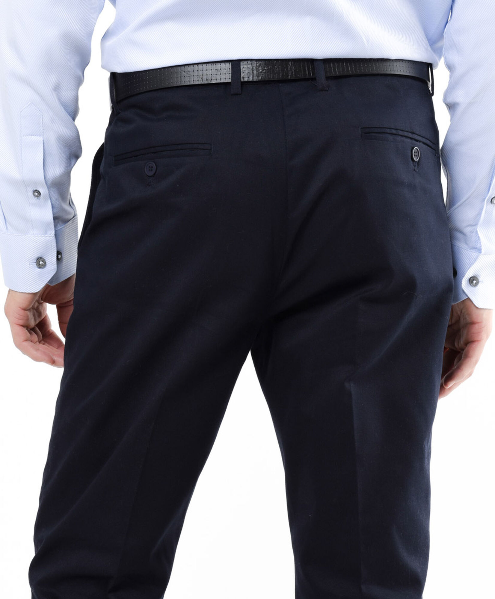 Pantalón hombre clásico azul oscuro Pantalón hombre clásico azul oscuro