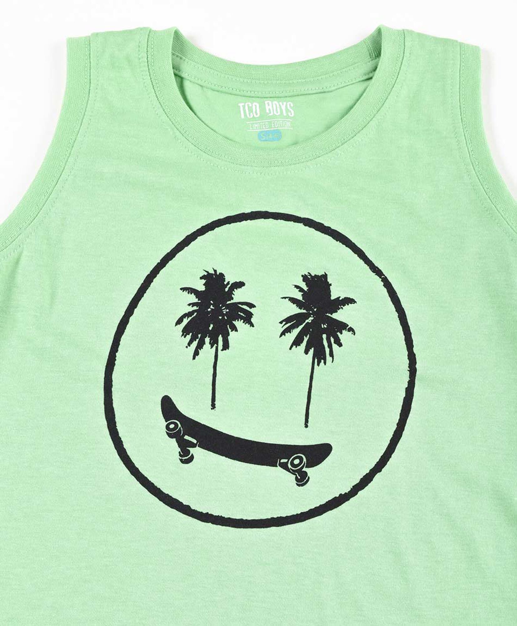 Polera niño carita palmera Polera niño carita palmera