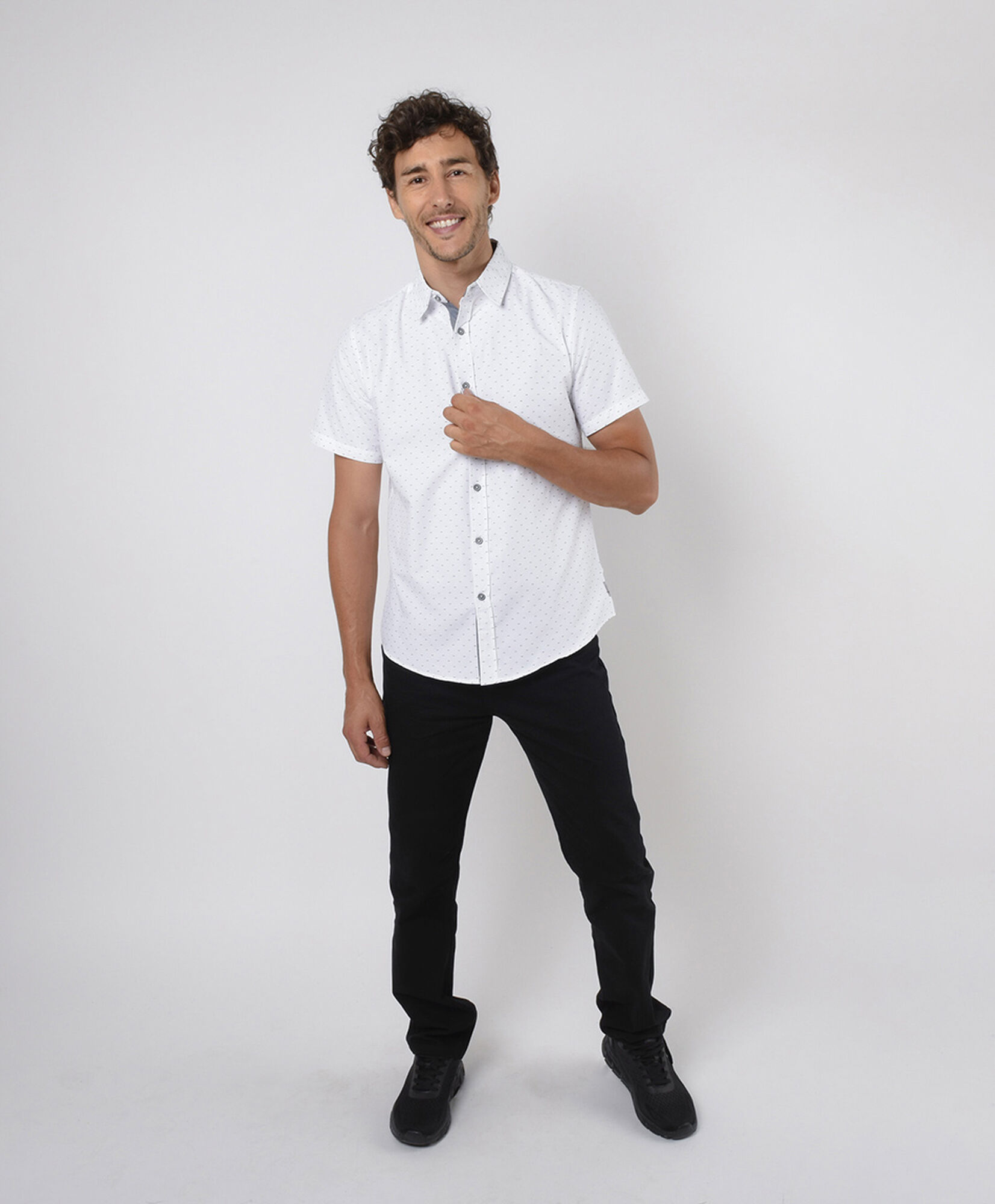 Camisa hombre mini líneas Camisa hombre mini líneas