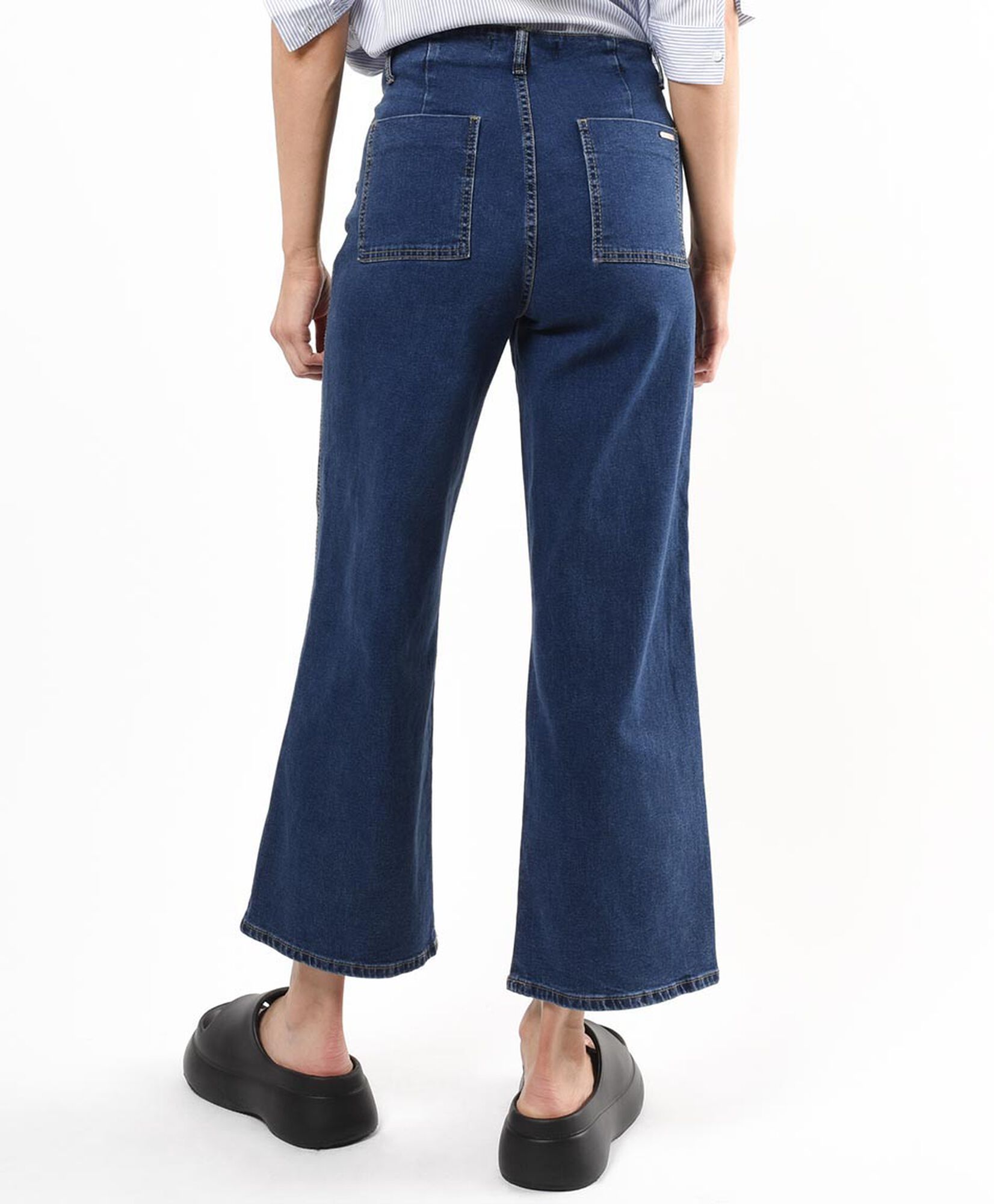 Jeans mujer botones wide Jeans mujer botones wide