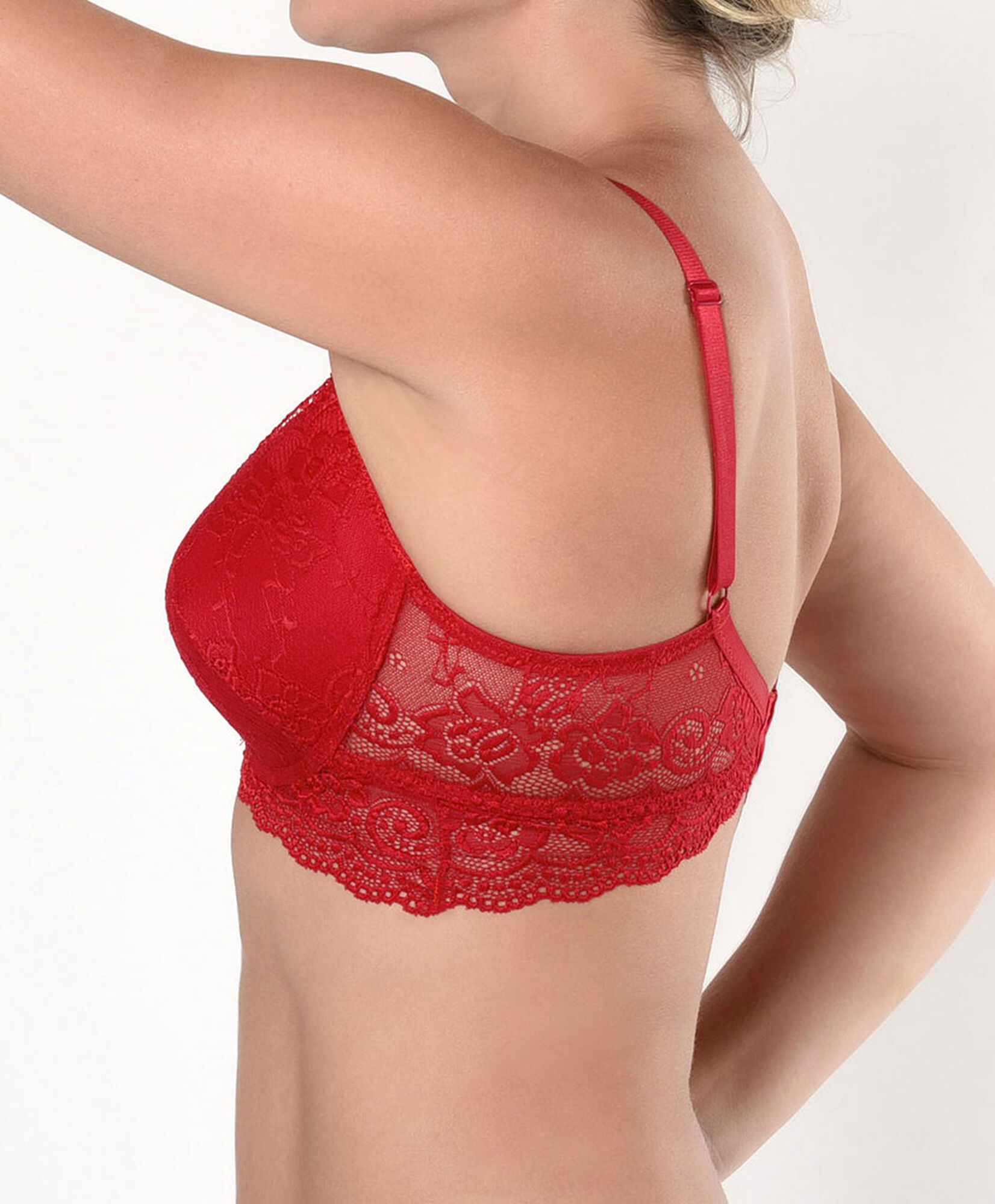 Sostén mujer encajes rojo Sostén mujer encajes rojo