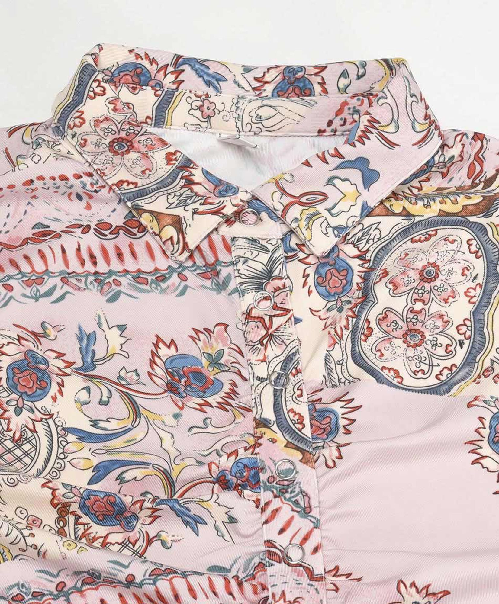 Blusa mujer estampada ajustada Blusa mujer estampada ajustada