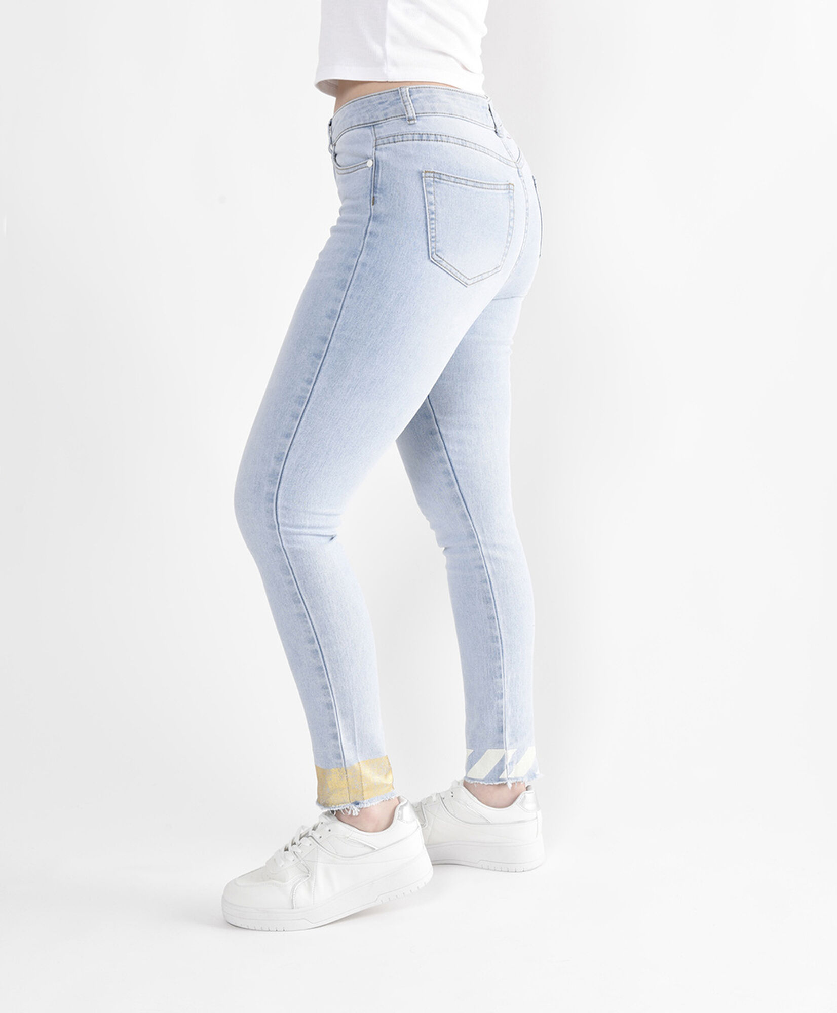 Jeans mujer tobillos print skinny fit Jeans mujer tobillos print skinny fit