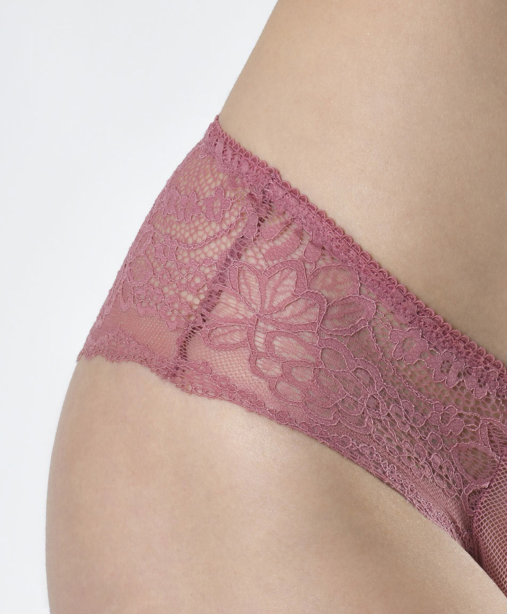 Pantaleta mujer encaje y mesh Pantaleta mujer encaje y mesh