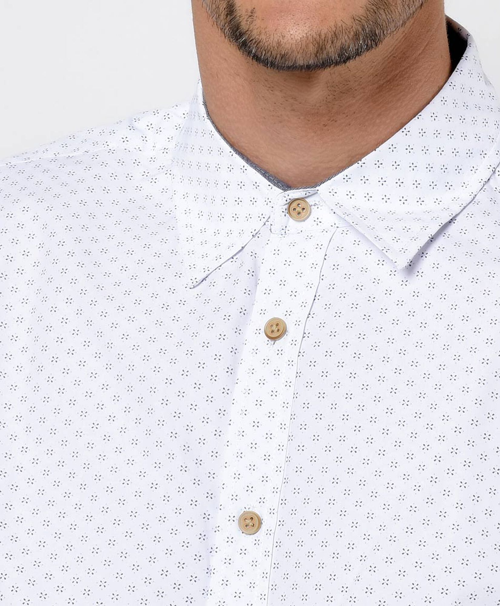 Camisa hombre mini estampado Camisa hombre mini estampado