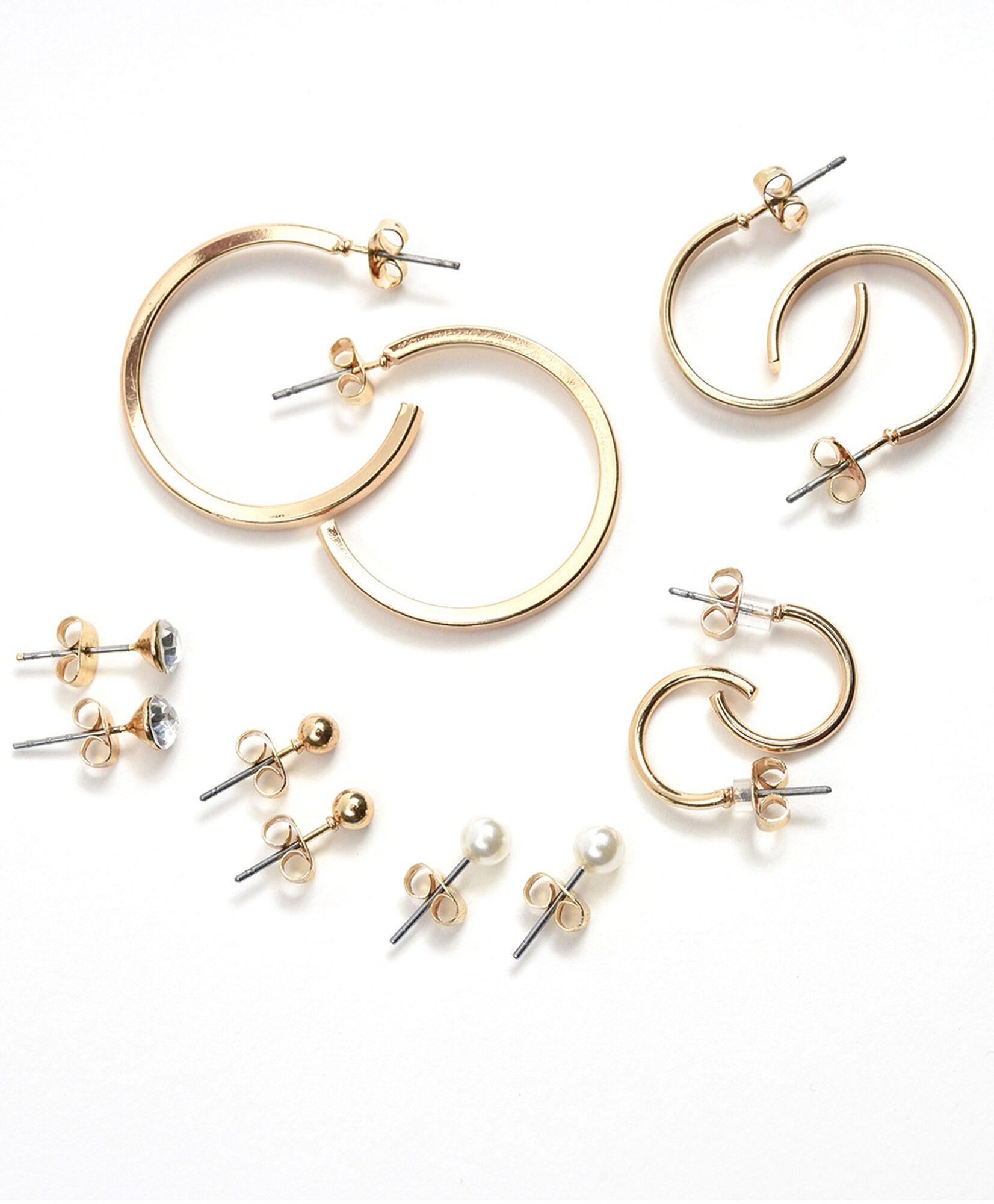 Set 6 aros mujer dorados Set 6 aros mujer dorados