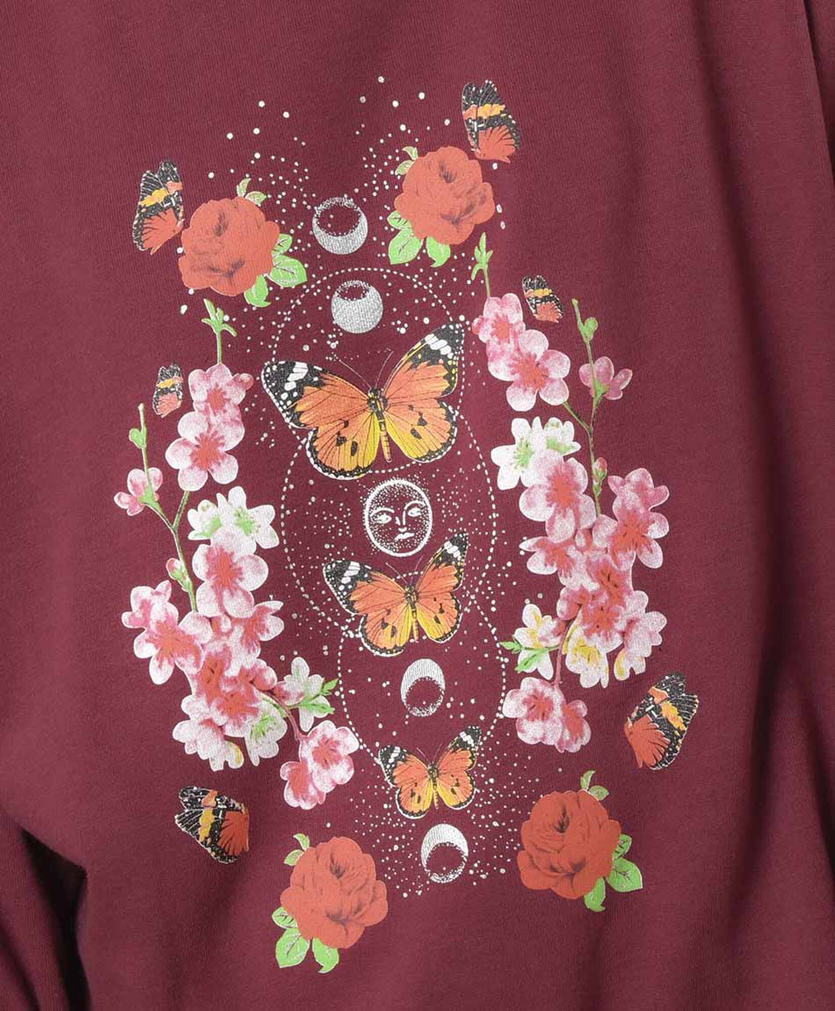 Polerón mujer estampado mariposas Polerón mujer estampado mariposas